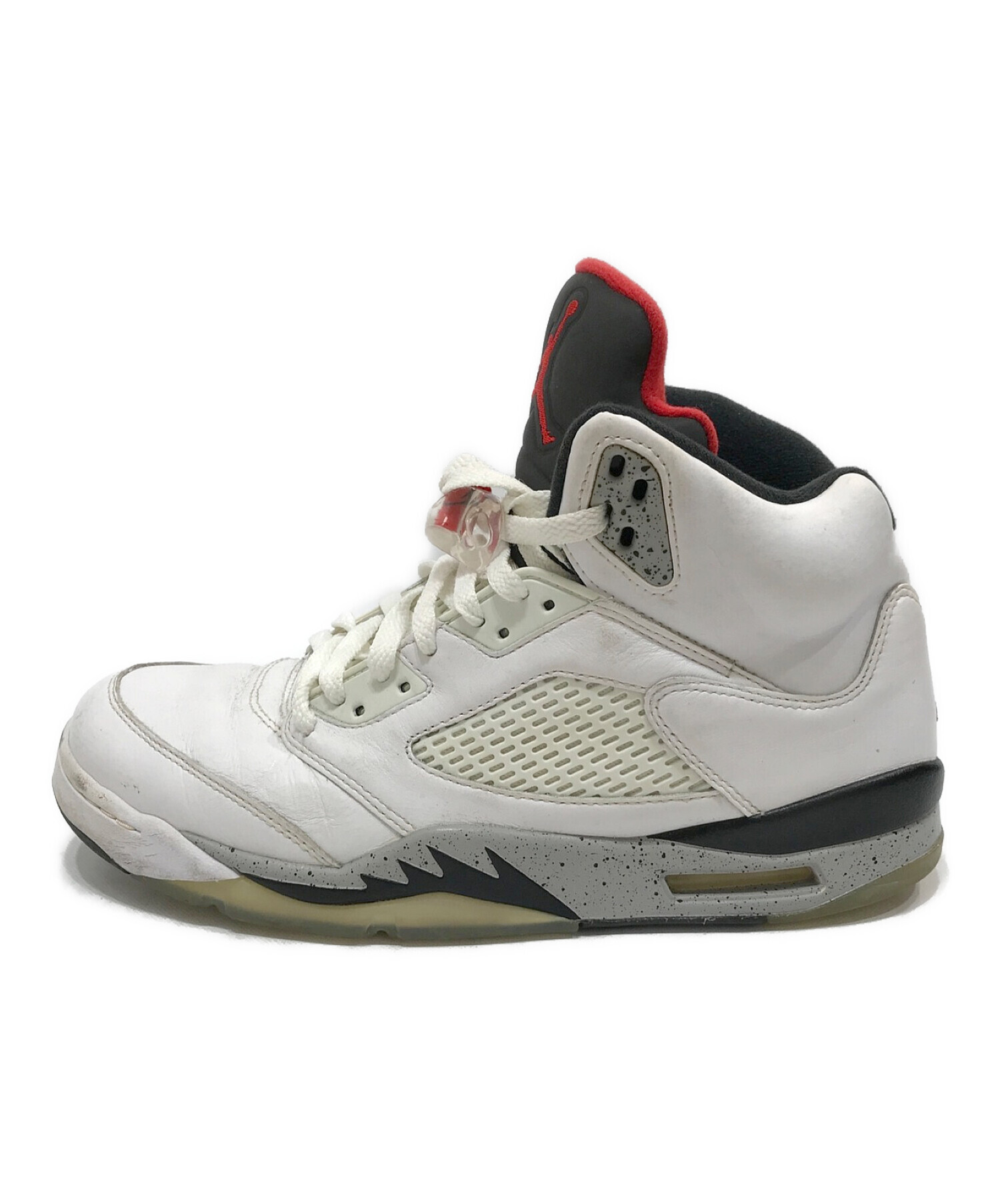 中古・古着通販】NIKE (ナイキ) AIR JORDAN 5 RETRO ホワイト サイズ