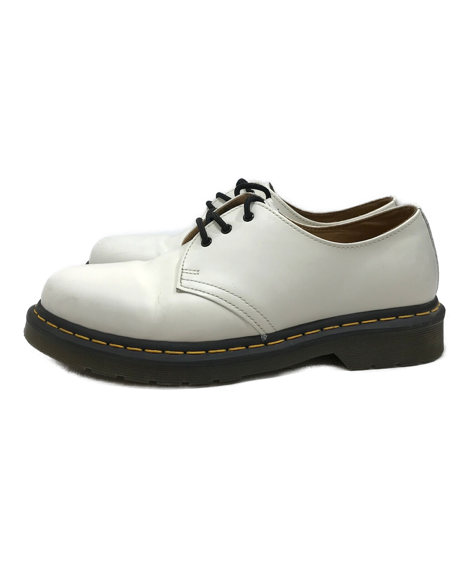 Dr.Martens (ドクターマーチン) 3ホールシューズ ホワイト サイズ:UK8