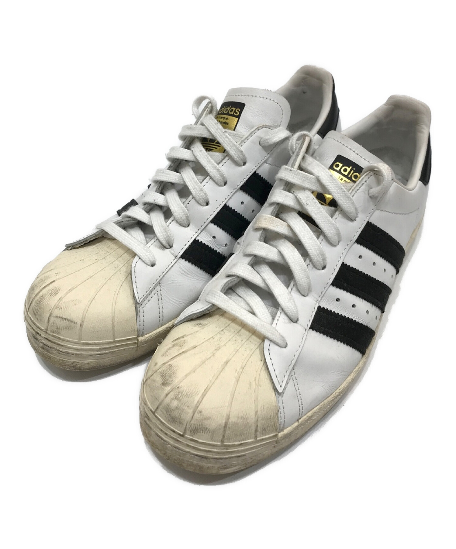 中古・古着通販】adidas (アディダス) SUPER STAR 80S ホワイト サイズ