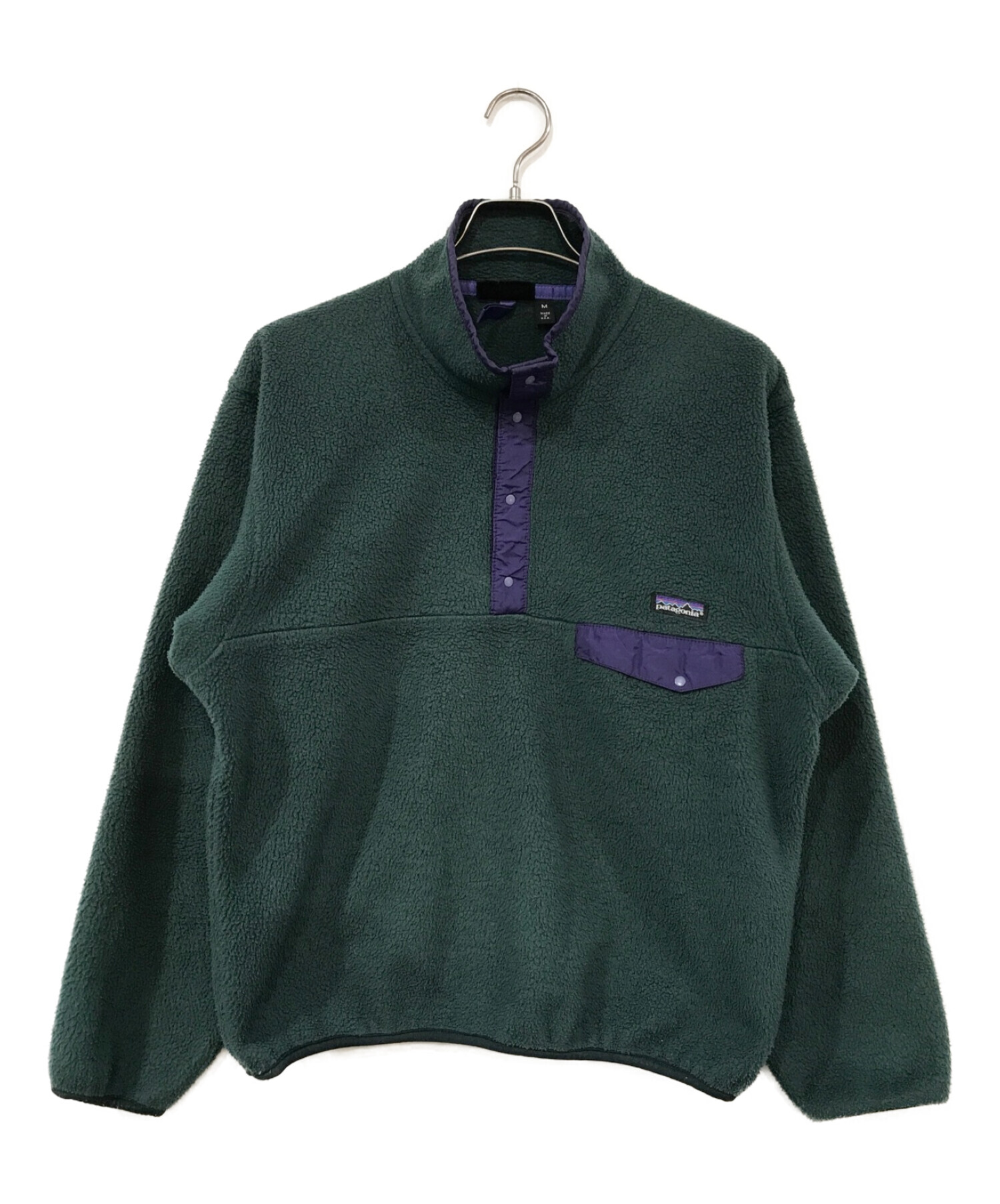 Patagonia (パタゴニア) synchilla snap t グリーン サイズ:M