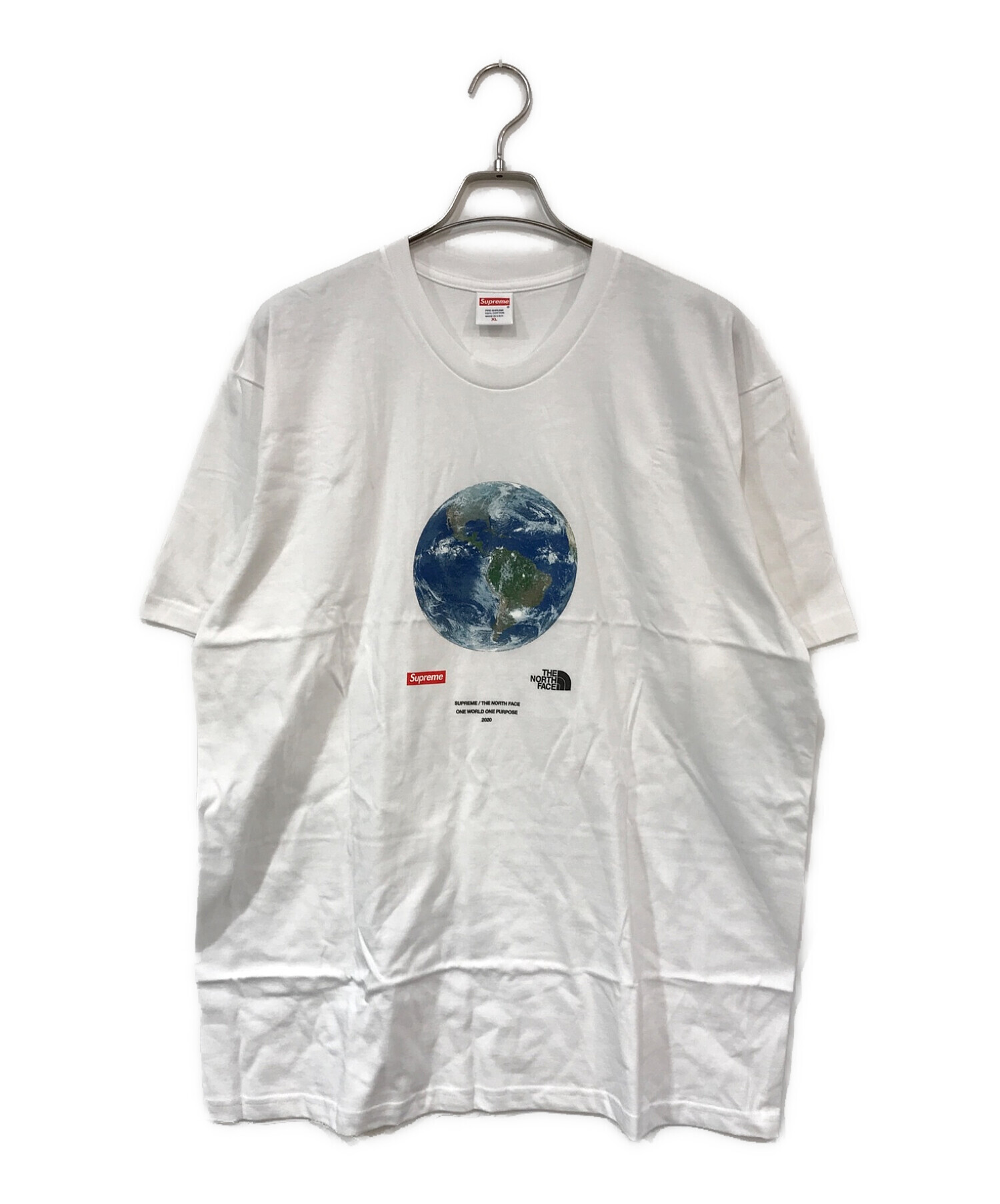 supreme north face one world tee XL