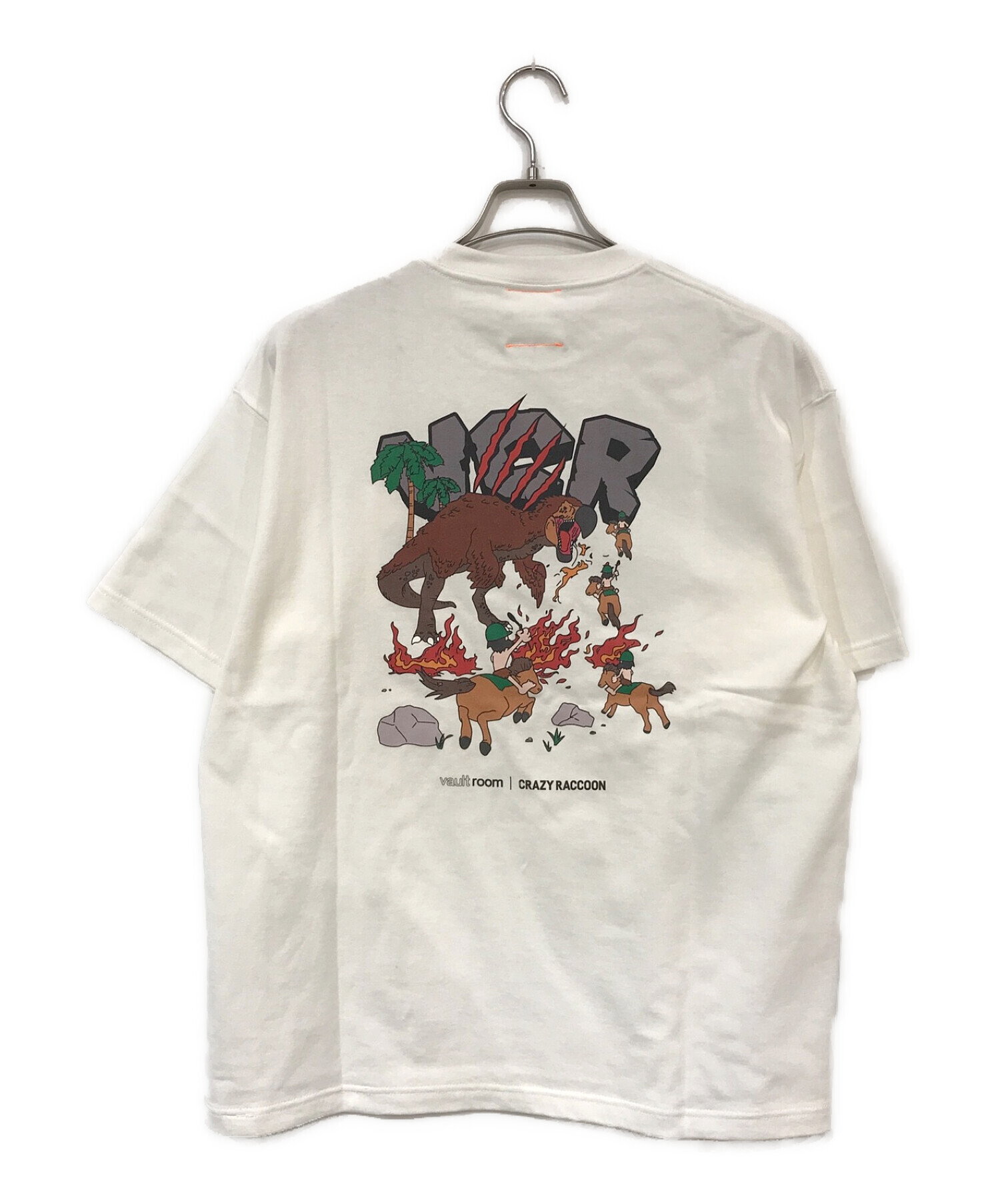 中古・古着通販】VAULTROOM (ボルトルーム) HORSERACE TEE ホワイト