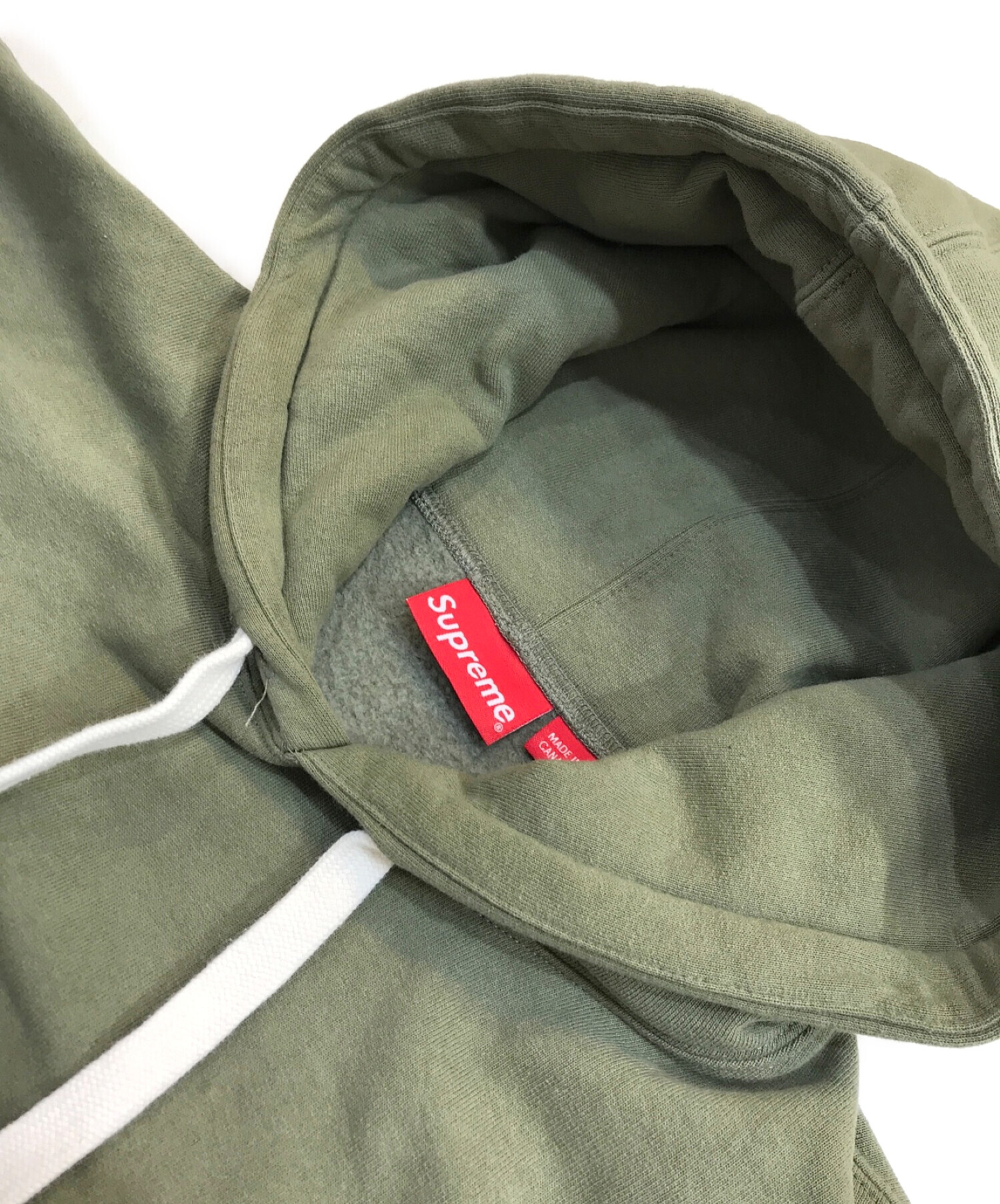 Supreme (シュプリーム) Small Box Hooded Sweatshirt グリーン サイズ:M