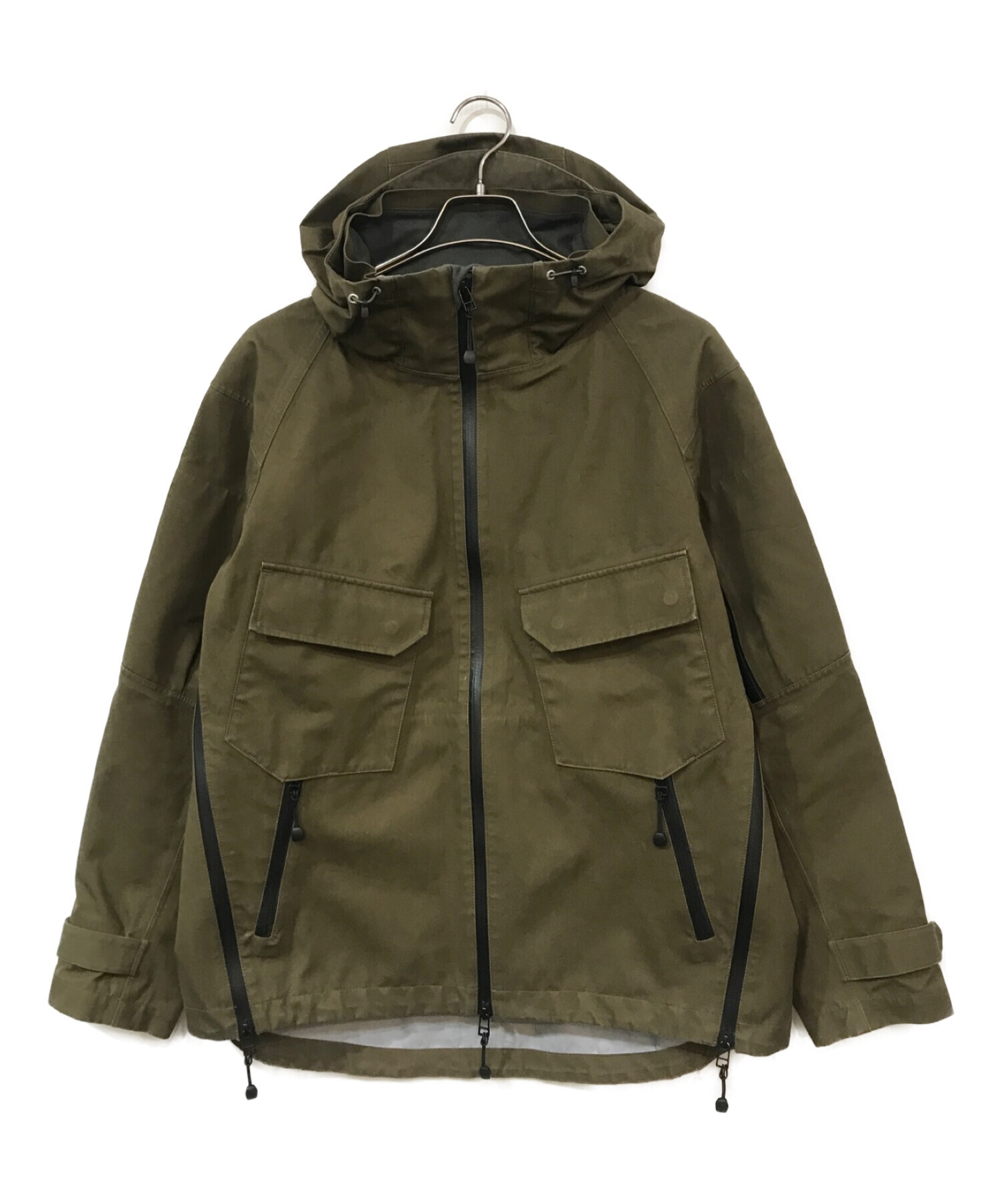 meanswhile (ミーンズワイル) 3 Layer Ventile Shell Jacket カーキ サイズ:2