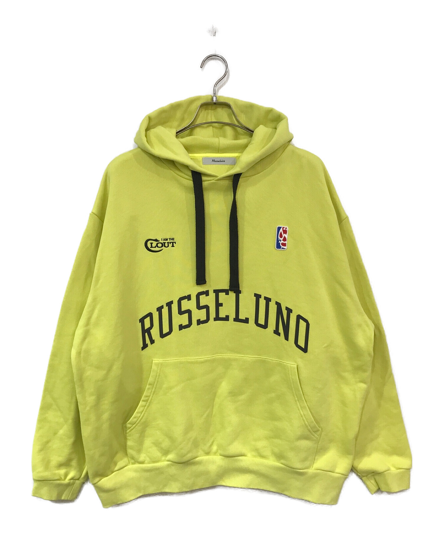 中古・古着通販】RUSSELUNO (ラッセルノ) SOLID BIG HOODIE 黄緑 サイズ:7｜ブランド・古着通販  トレファク公式【TREFAC FASHION】スマホサイト