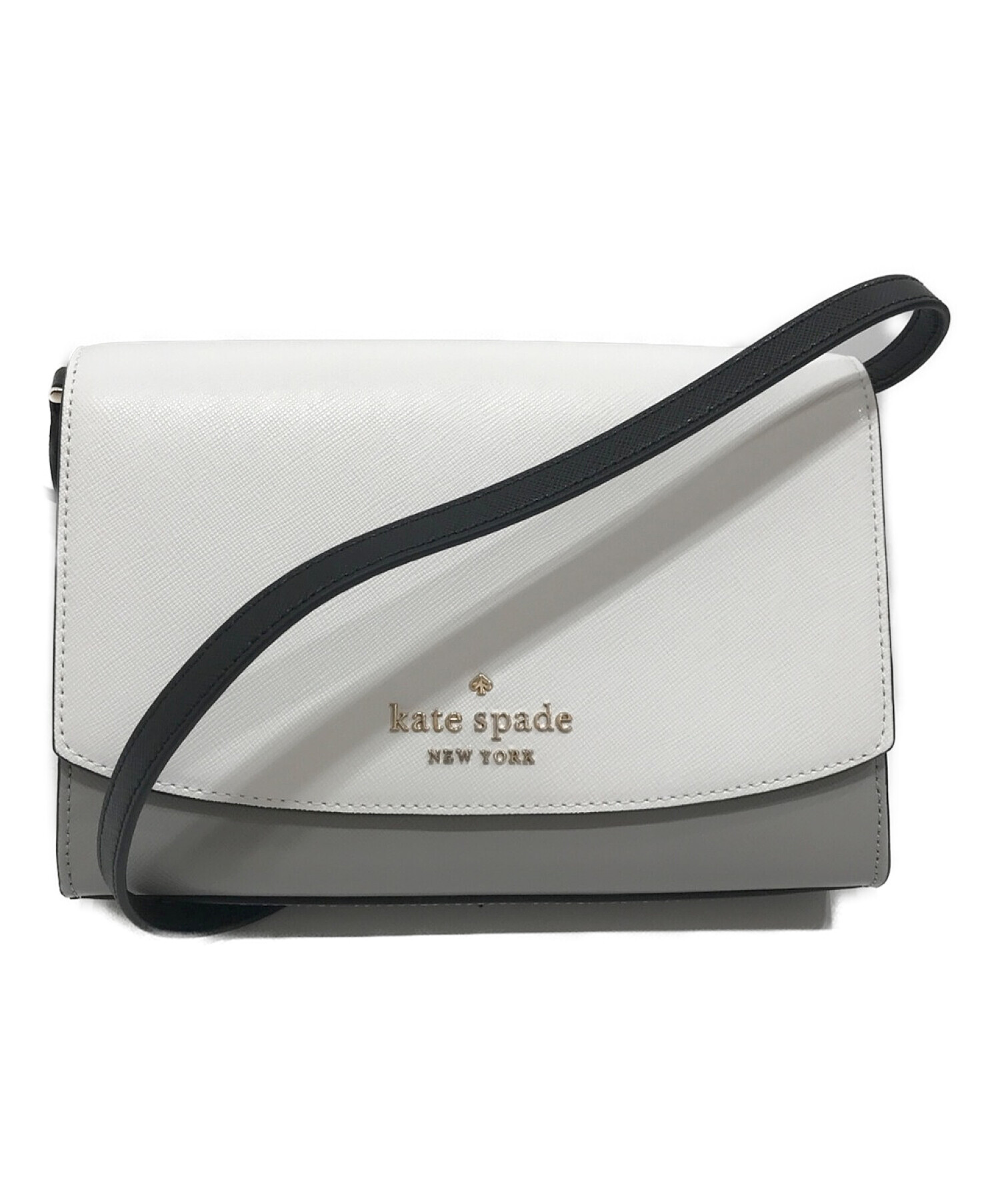 Kate Spade (ケイトスペード) ショルダーバッグ ホワイト×グレー