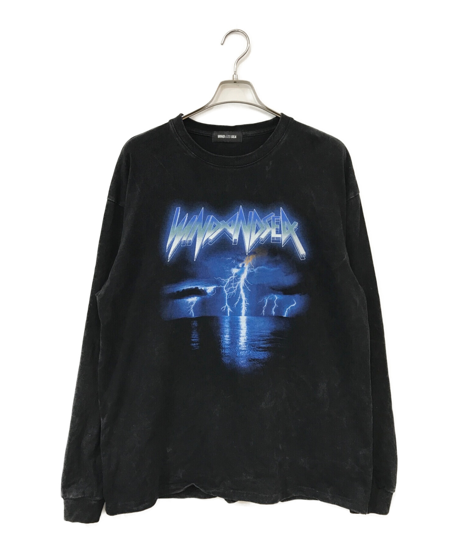 WIND AND SEA (ウィンダンシー) METAL L/S T Shirt ブラック サイズ:XL