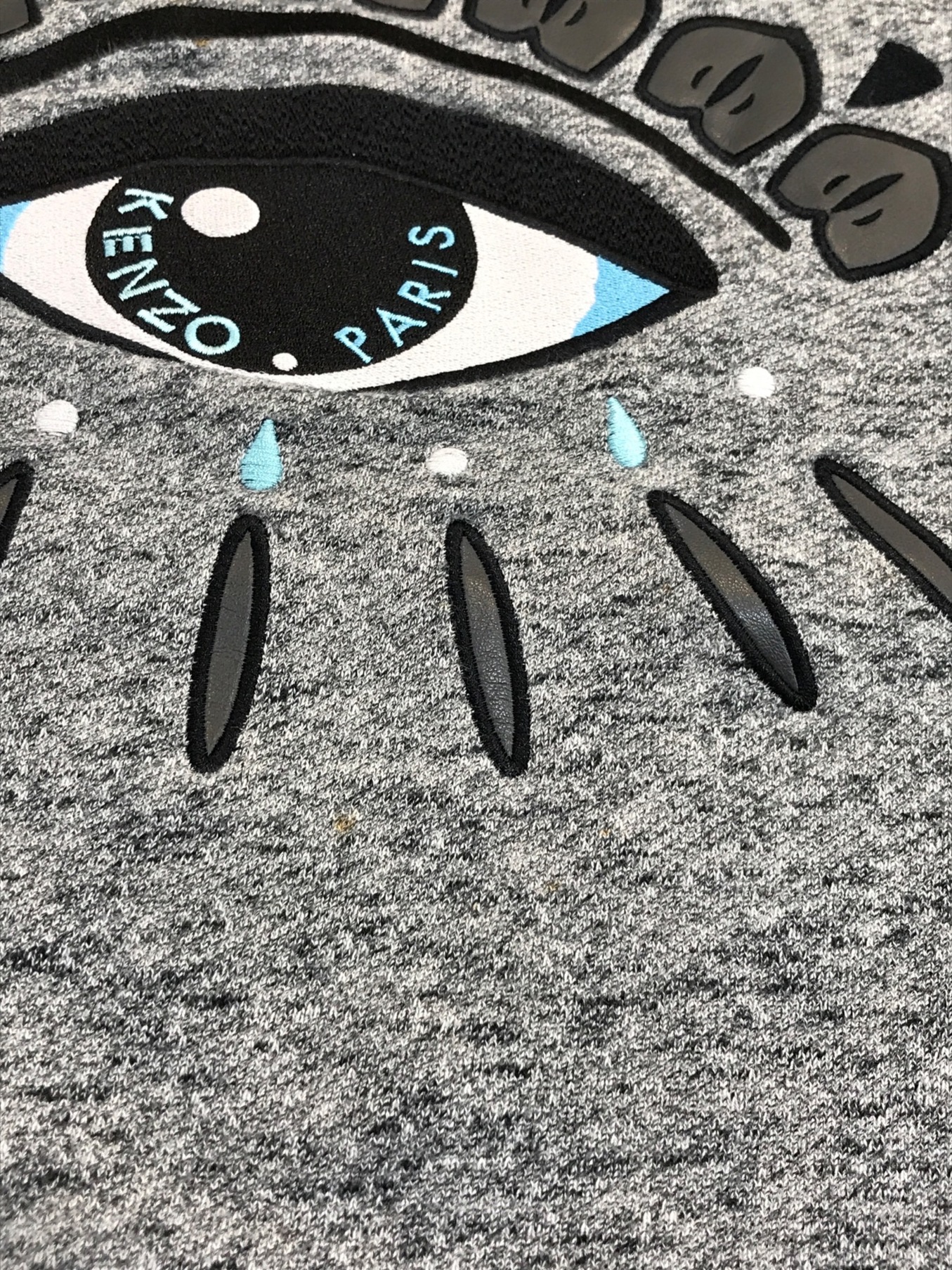 中古・古着通販】KENZO (ケンゾー) Big Eye Sweatshirt グレー サイズ 