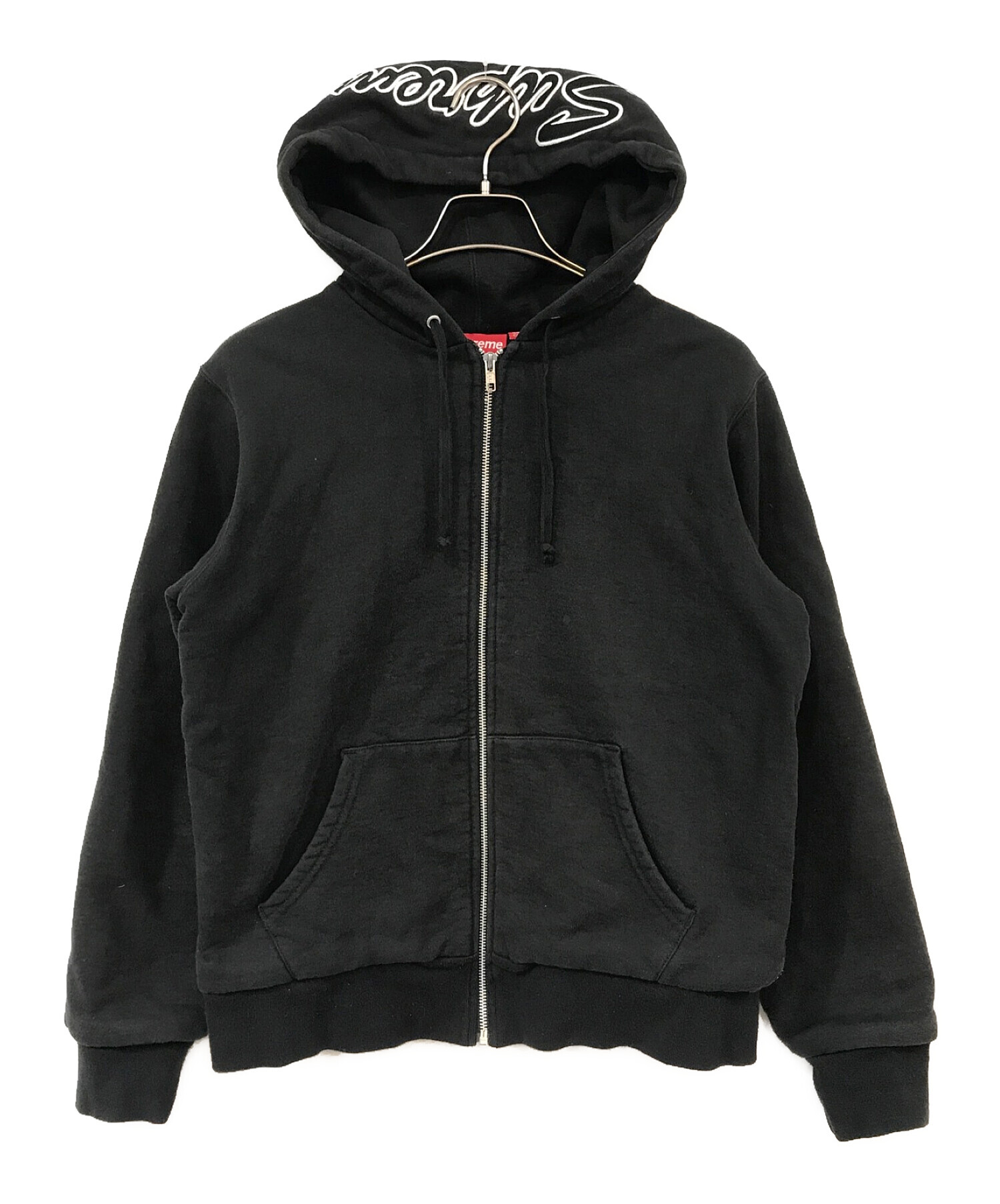 SUPREME (シュプリーム) Thermal Zip Up Sweatshirt ブラック サイズ:S