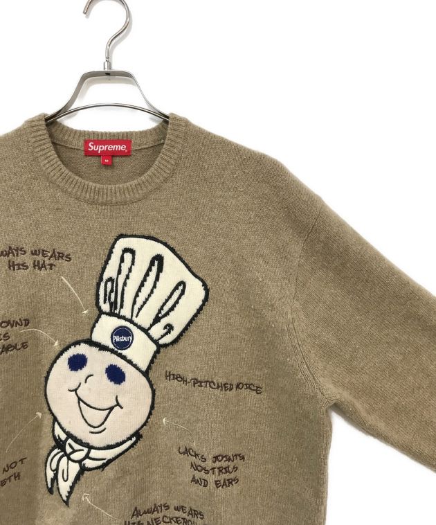 Supreme (シュプリーム) Doughboy Sweater ベージュ サイズ:Ｍ