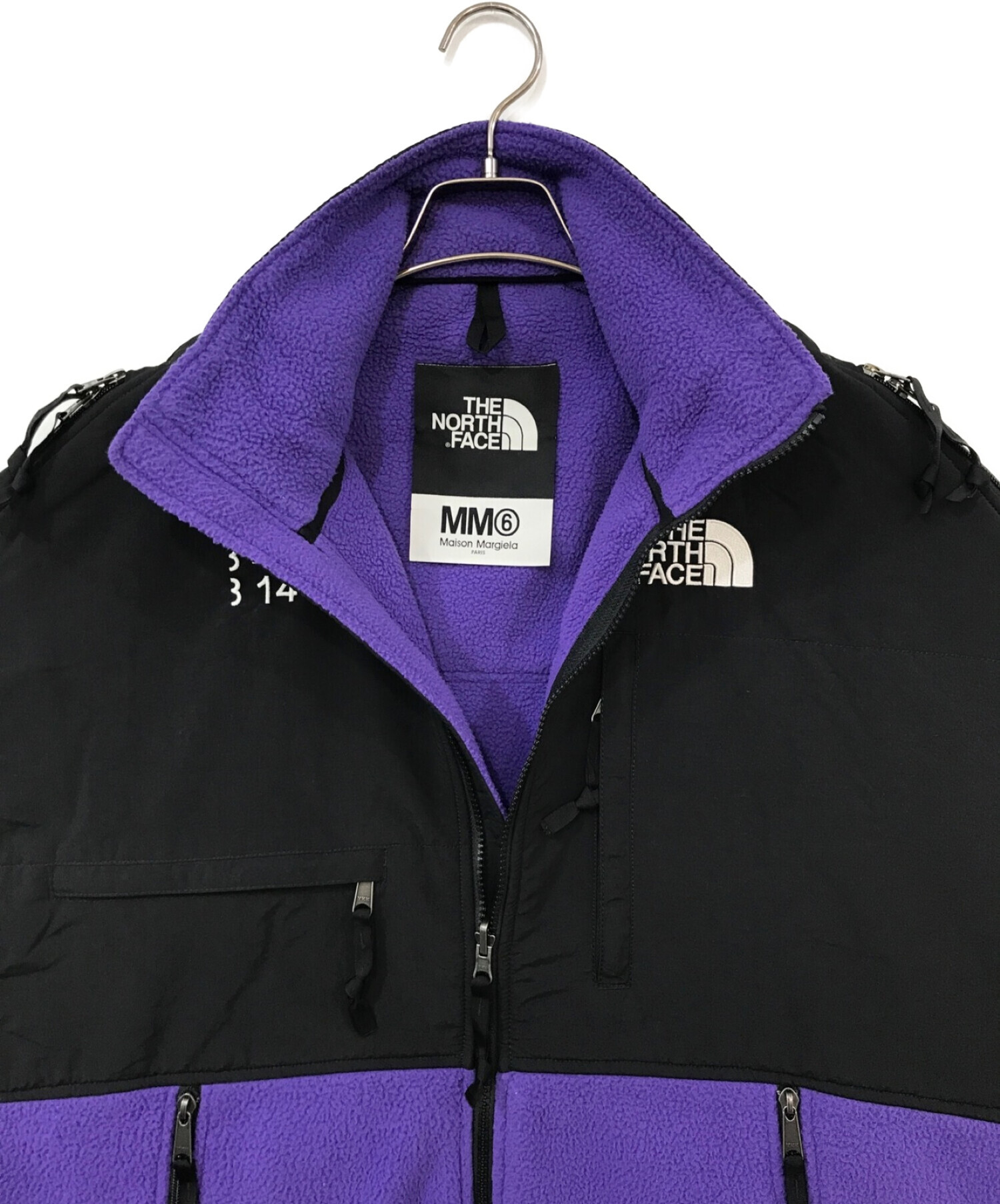 MM6 Maison Margiela (エムエムシックス メゾンマルジェラ) THE NORTH FACE (ザ ノース フェイス) CIRCLE  DENALI JACKET パープル サイズ:S