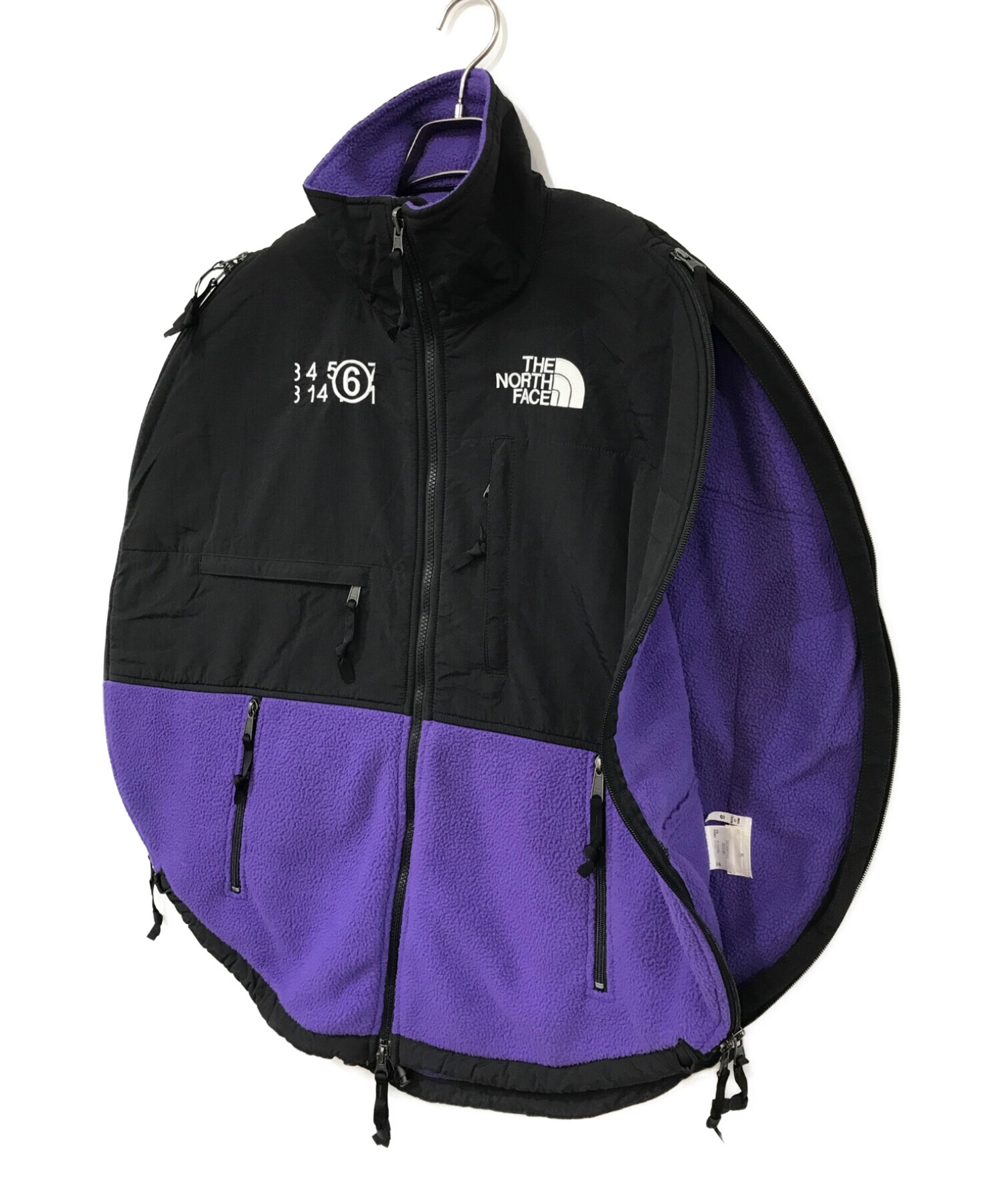 MM6 Maison Margiela (エムエムシックス メゾンマルジェラ) THE NORTH FACE (ザ ノース フェイス) CIRCLE  DENALI JACKET パープル サイズ:S