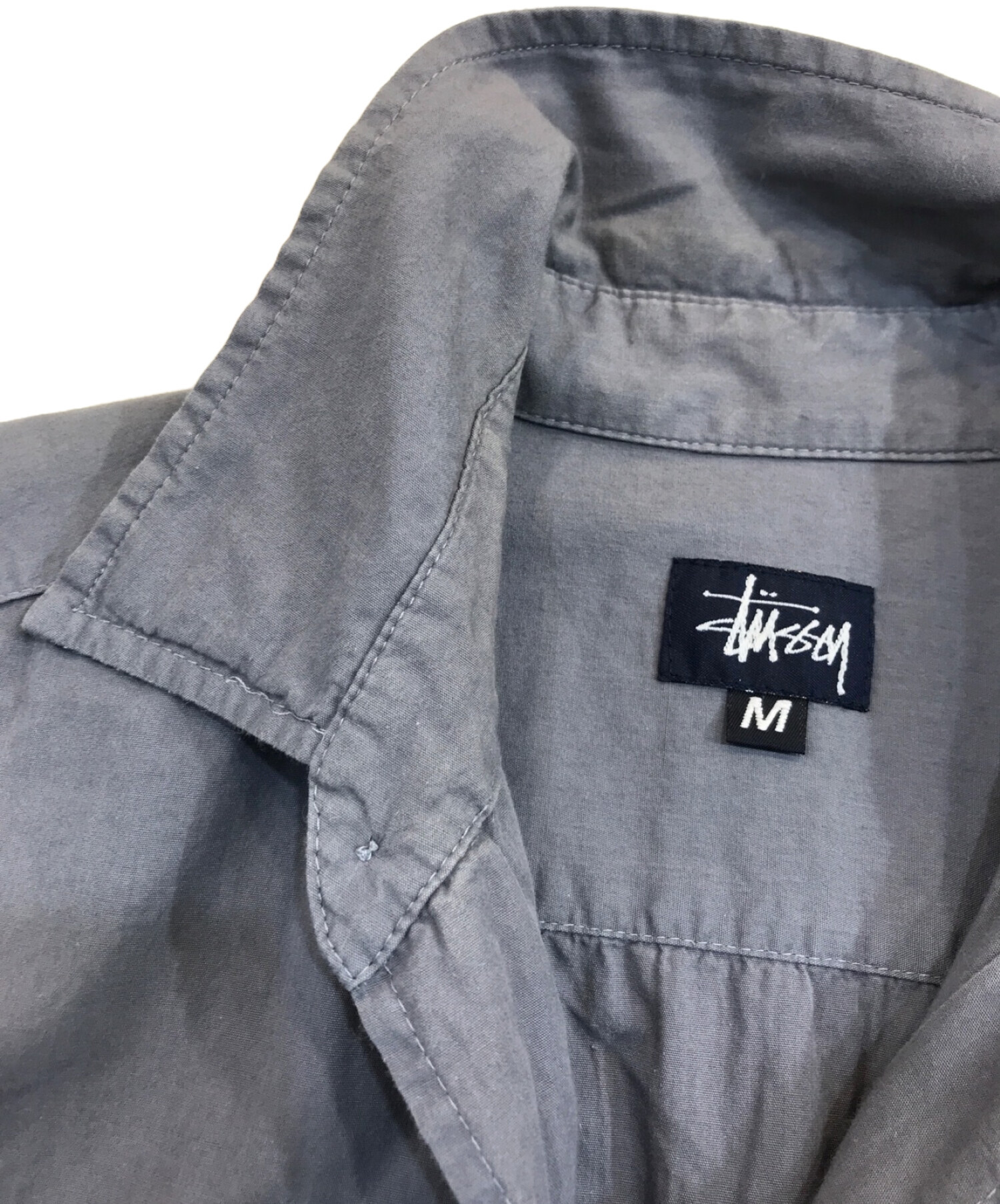 中古・古着通販】stussy (ステューシー) ダブルポケットシャツ グレー サイズ:Ｍ｜ブランド・古着通販 トレファク公式【TREFAC  FASHION】スマホサイト