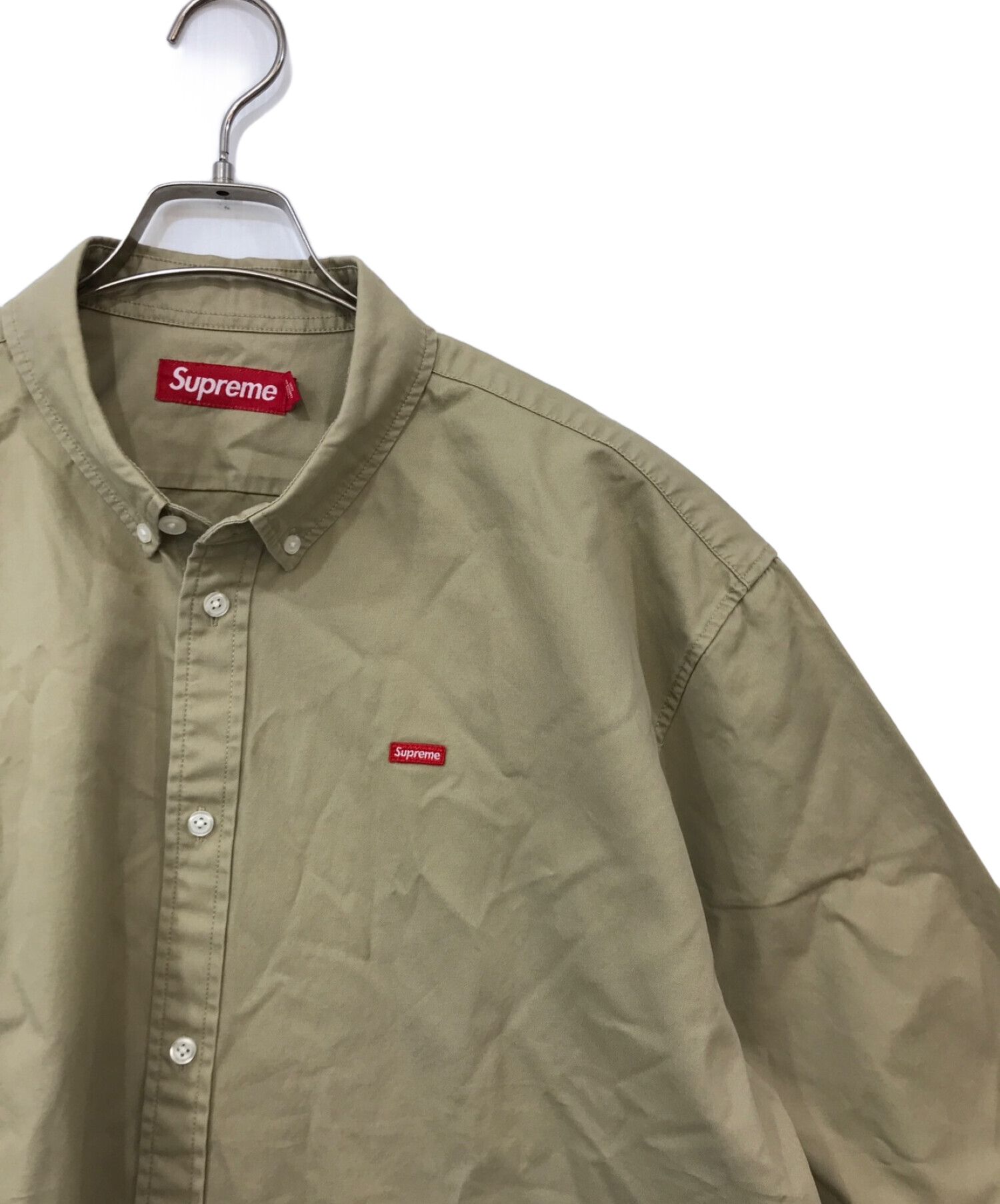 中古・古着通販】SUPREME (シュプリーム) ボタンダウンシャツ ベージュ ...