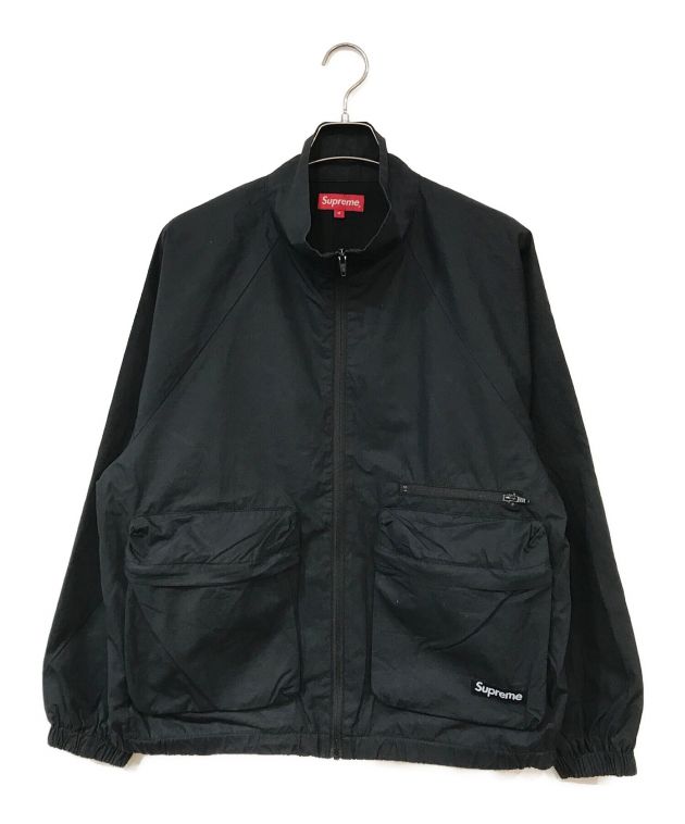 中古・古着通販】SUPREME (シュプリーム) Raglan utility jacket ブラック サイズ:Ｍ｜ブランド・古着通販  トレファク公式【TREFAC FASHION】スマホサイト