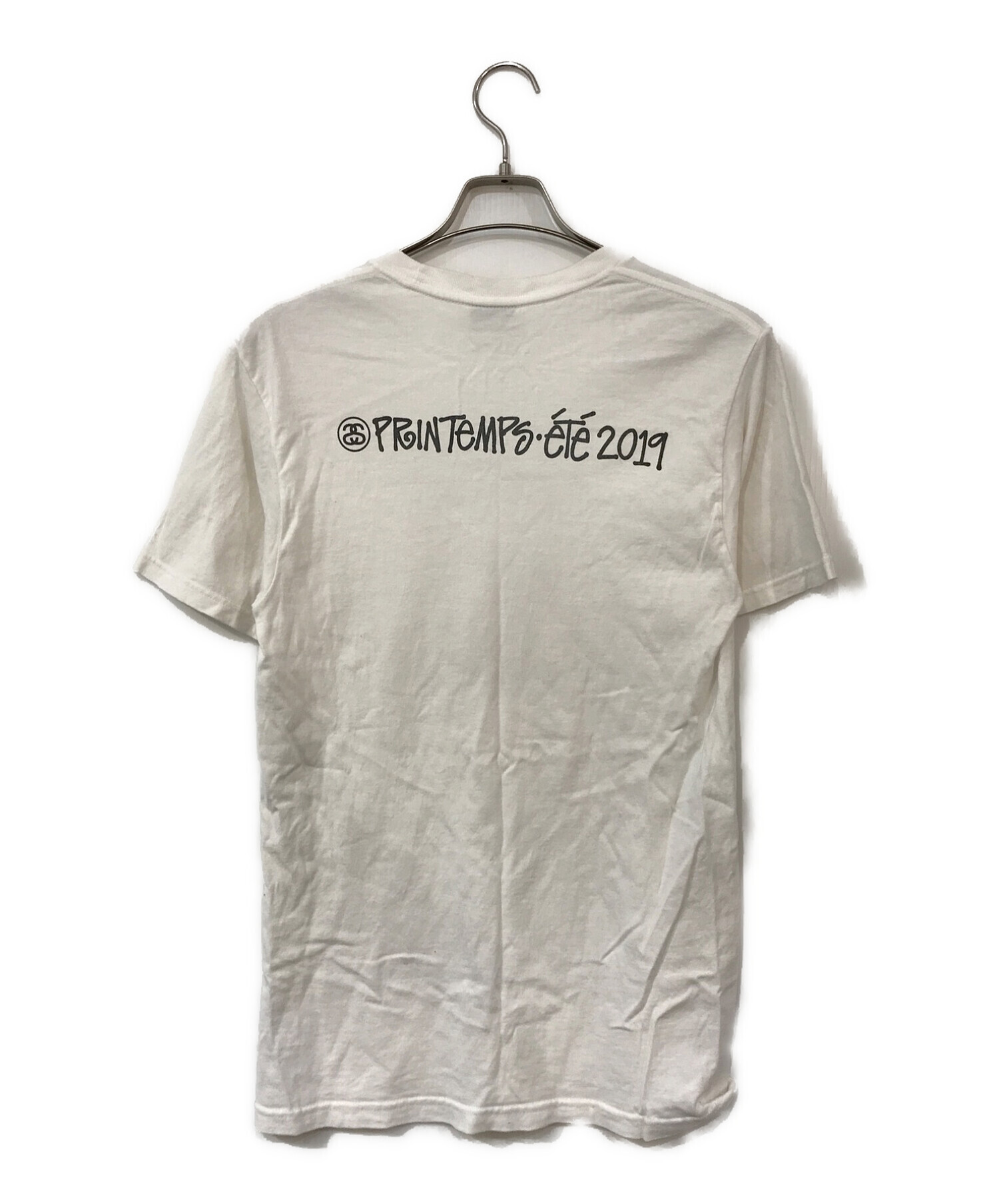 stussy (ステューシー) カールラガーフェルド 追悼tシャツ ホワイト サイズ:Ｓ