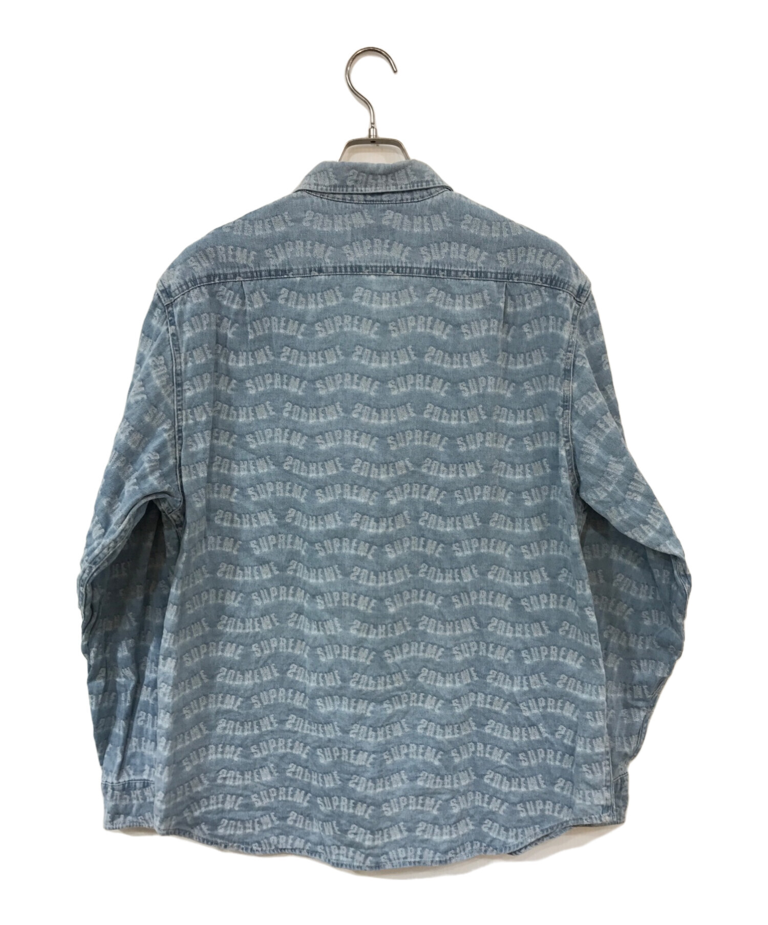 中古・古着通販】Supreme (シュプリーム) arc jacquard denim shirt ...