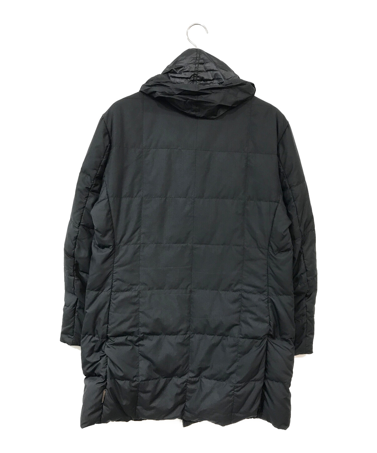 中古・古着通販】MONCLER (モンクレール) フーデッドコート ブラック ...