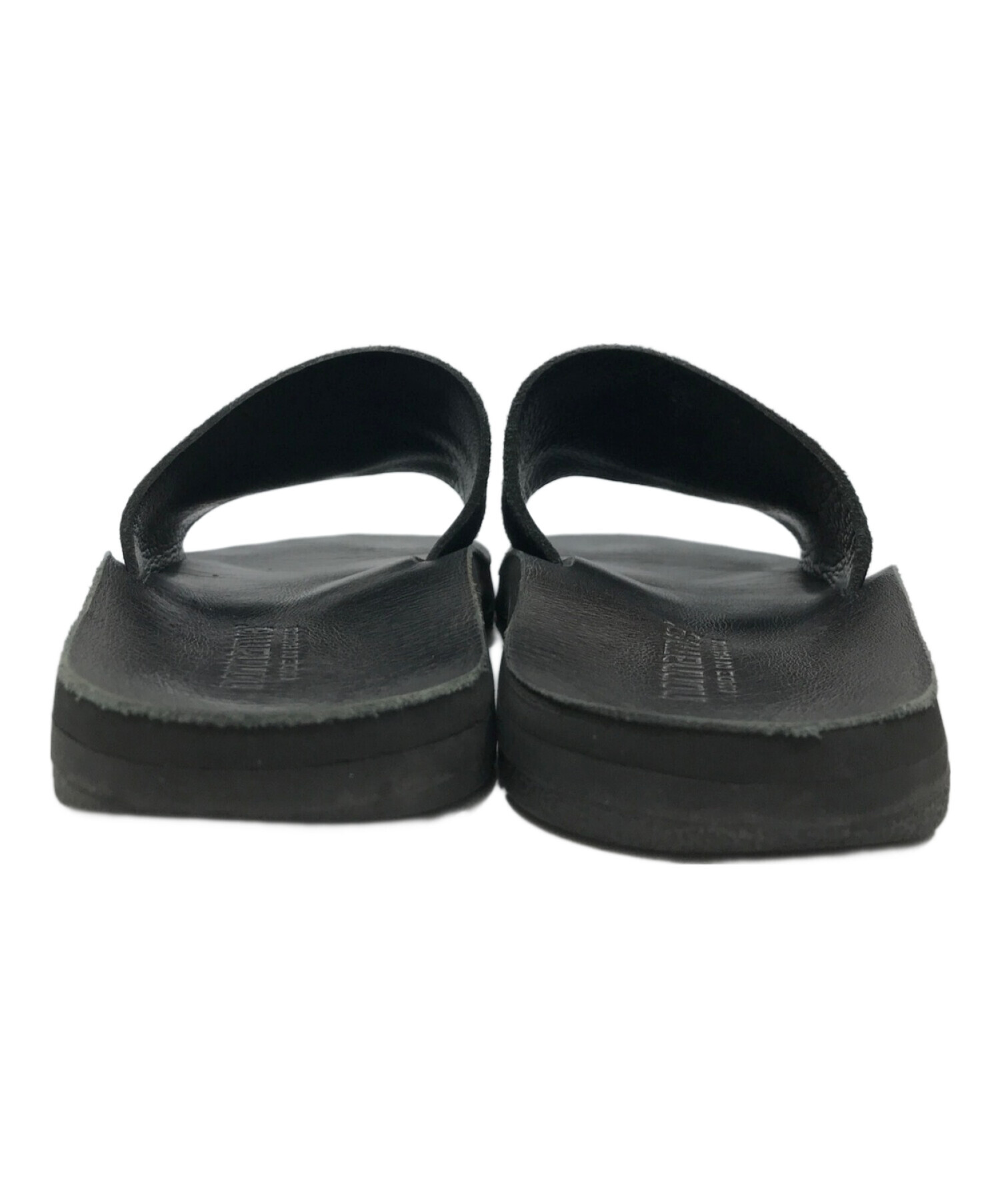 nonnative (ノンネイティブ) ISLAND SLIPPER (アイランドスリッパ) レザーサンダル ブラック サイズ:7