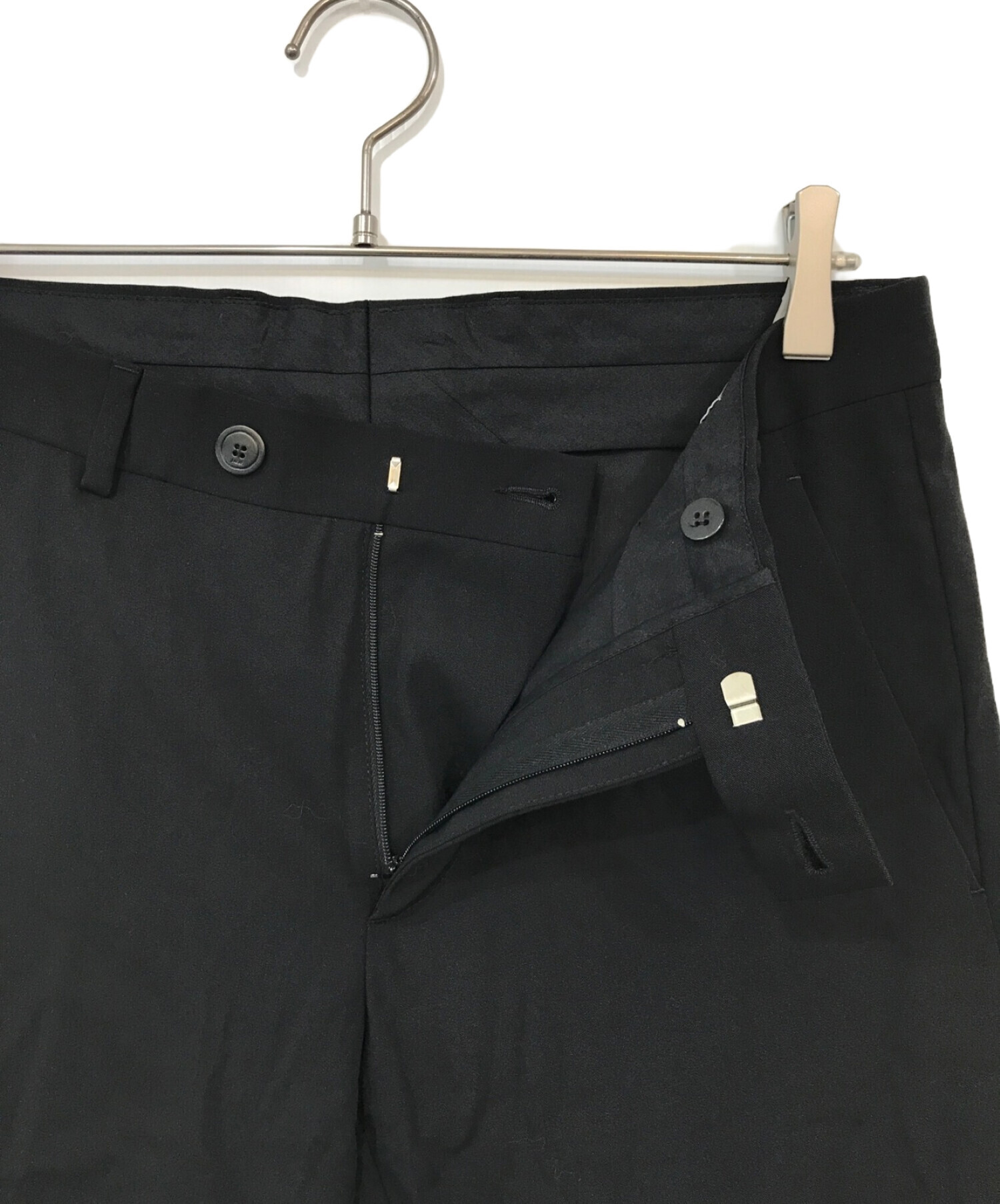 中古・古着通販】Dior Homme (ディオール オム) Straight Leg Pants ブラック サイズ:46｜ブランド・古着通販  トレファク公式【TREFAC FASHION】スマホサイト