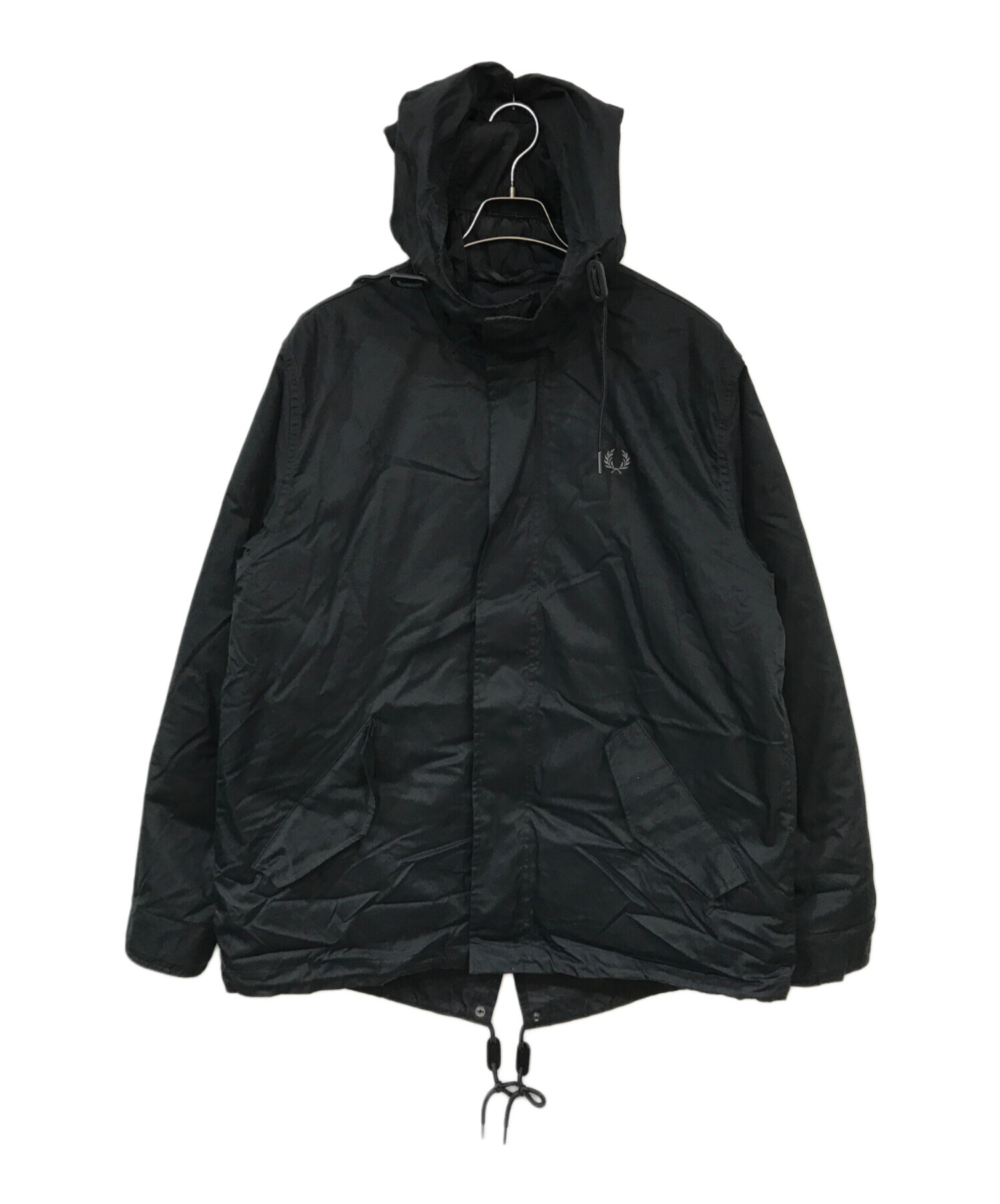 中古・古着通販】FRED PERRY (フレッドペリー) Short Padded Parka ブラック サイズ:Ｌ｜ブランド・古着通販  トレファク公式【TREFAC FASHION】スマホサイト