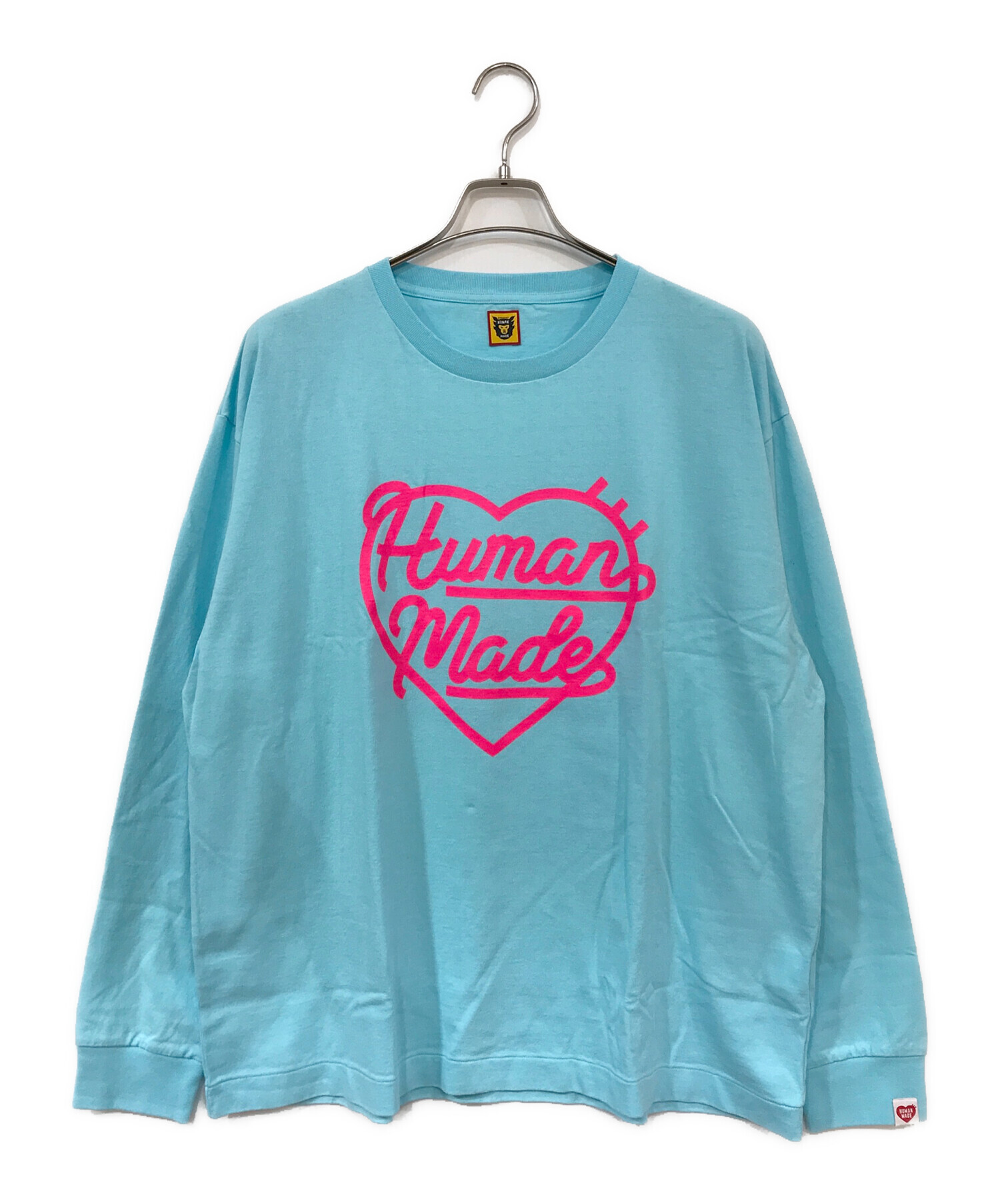 中古・古着通販】HUMAN MADE (ヒューマンメイド) Heart l/s t-shirt ブルー サイズ:XXL｜ブランド・古着通販  トレファク公式【TREFAC FASHION】スマホサイト