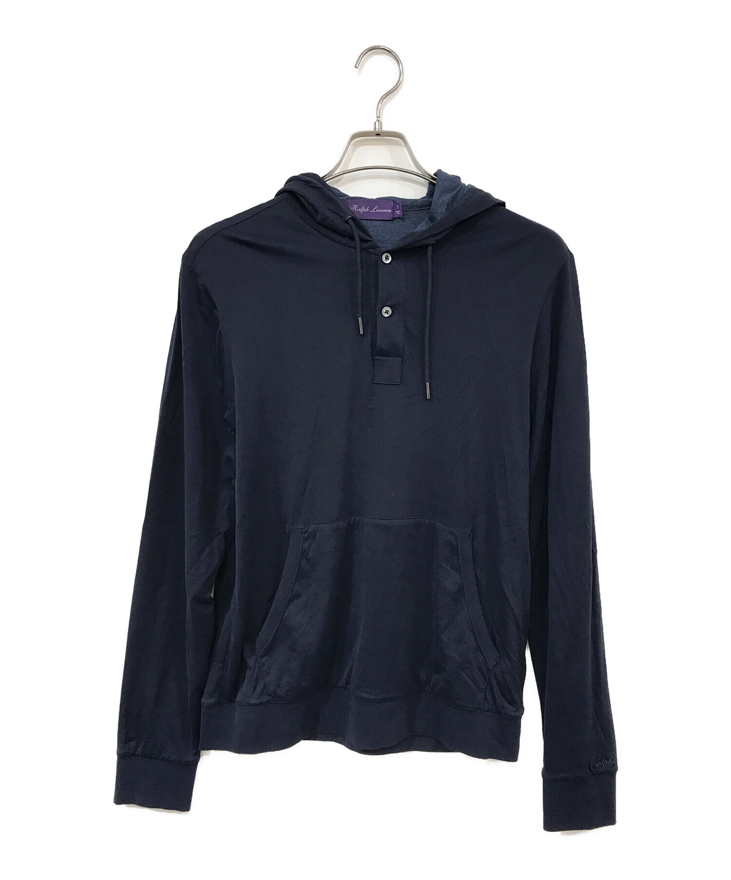 中古・古着通販】RALPH LAUREN Purple Label (ラルフ ローレン パープル レーベル) ヘンリーネックプルオーバーパーカー  ネイビー サイズ:Ｓ｜ブランド・古着通販 トレファク公式【TREFAC FASHION】スマホサイト