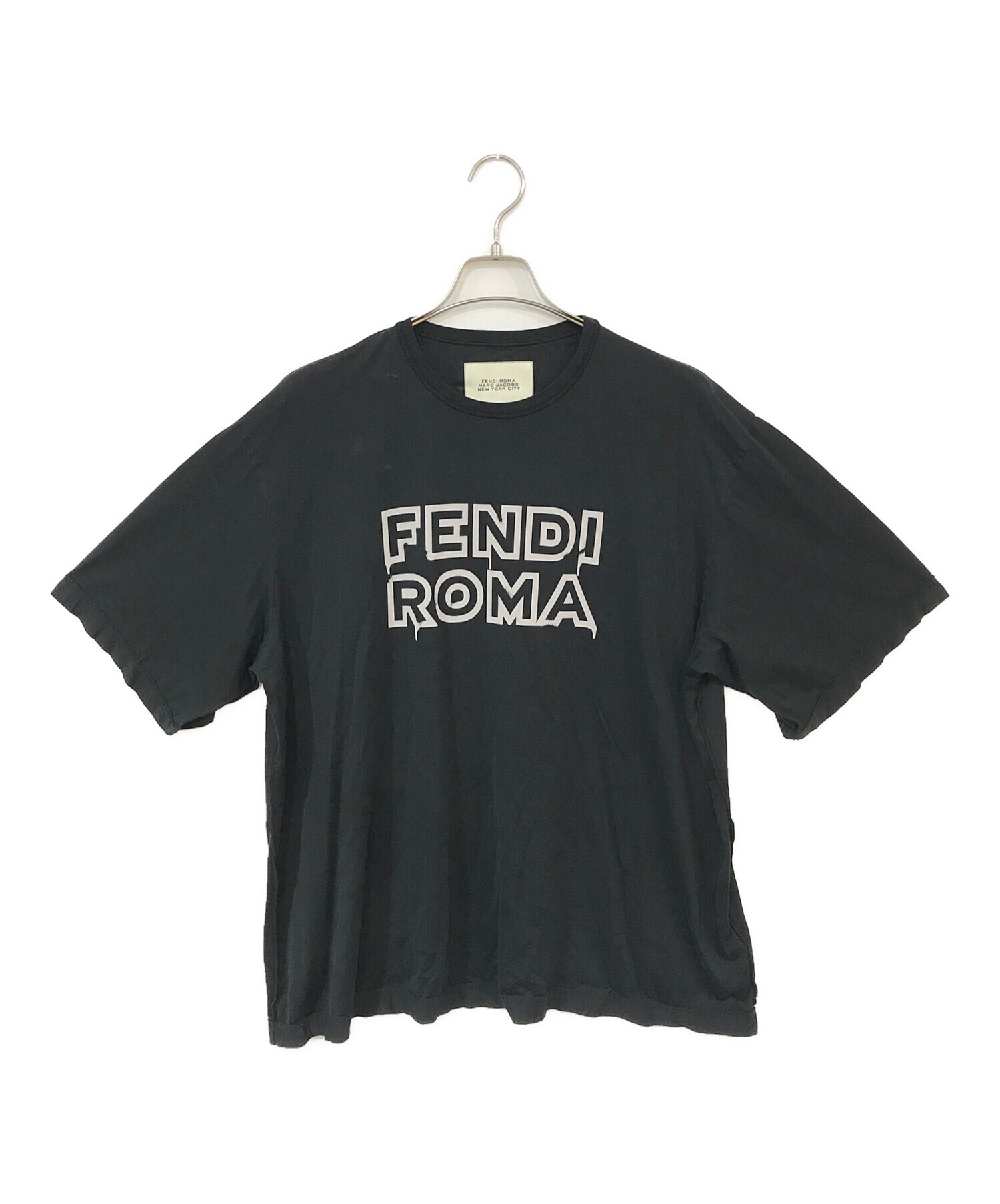 中古・古着通販】FENDI (フェンディ) MARC JACOBS (マークジェイコブス) プリントTシャツ ブラック サイズ:S｜ブランド・古着通販  トレファク公式【TREFAC FASHION】スマホサイト