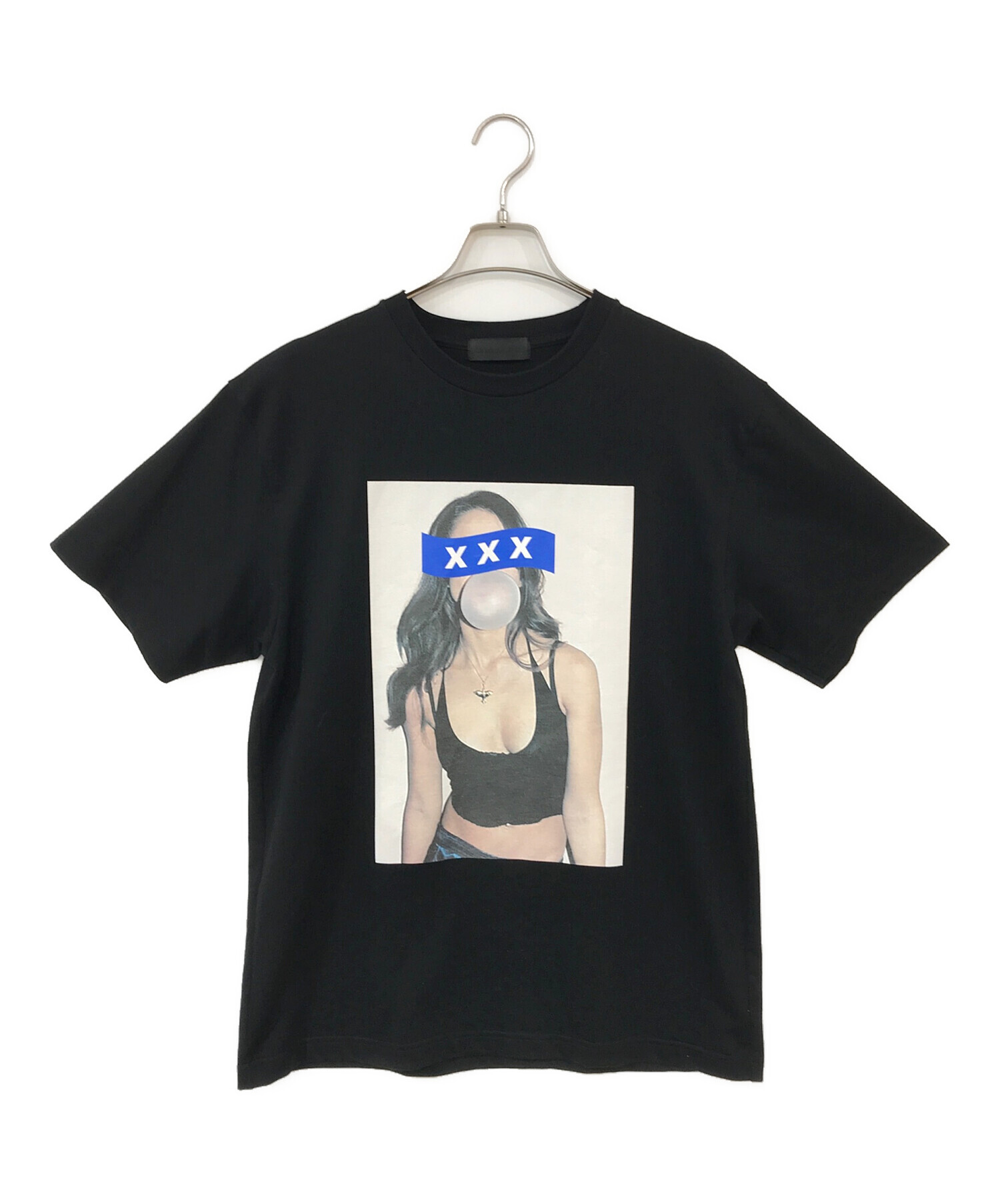 中古・古着通販】GOD SELECTION XXX (ゴッドセレクショントリプルエックス) プリントTシャツ ブラック サイズ:M｜ブランド・古着通販  トレファク公式【TREFAC FASHION】スマホサイト