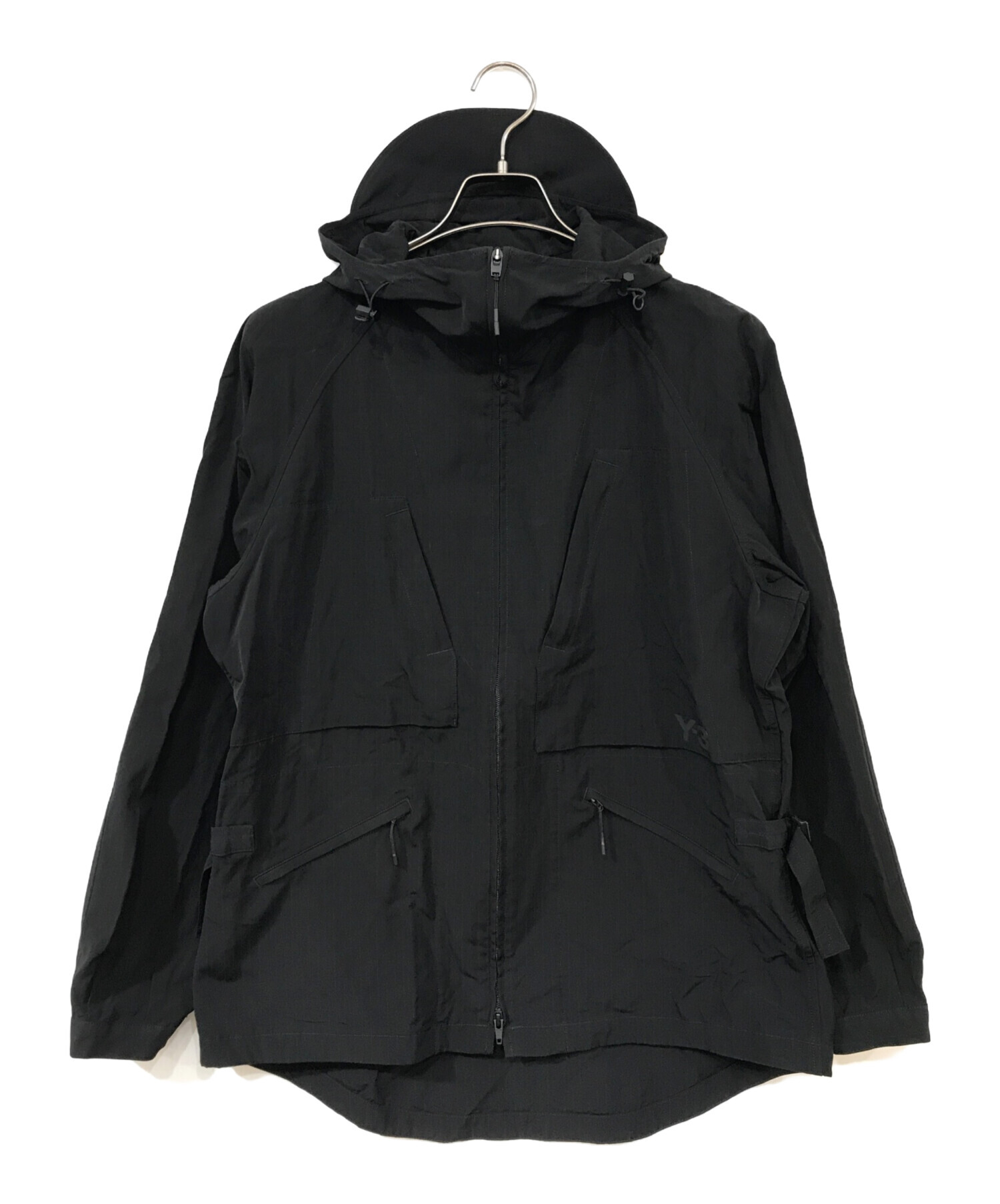 中古・古着通販】Y-3 (ワイスリー) CLASSIC LIGHT RIPSTOP HOODED WINDBREAKER ブラック  サイズ:S｜ブランド・古着通販 トレファク公式【TREFAC FASHION】スマホサイト