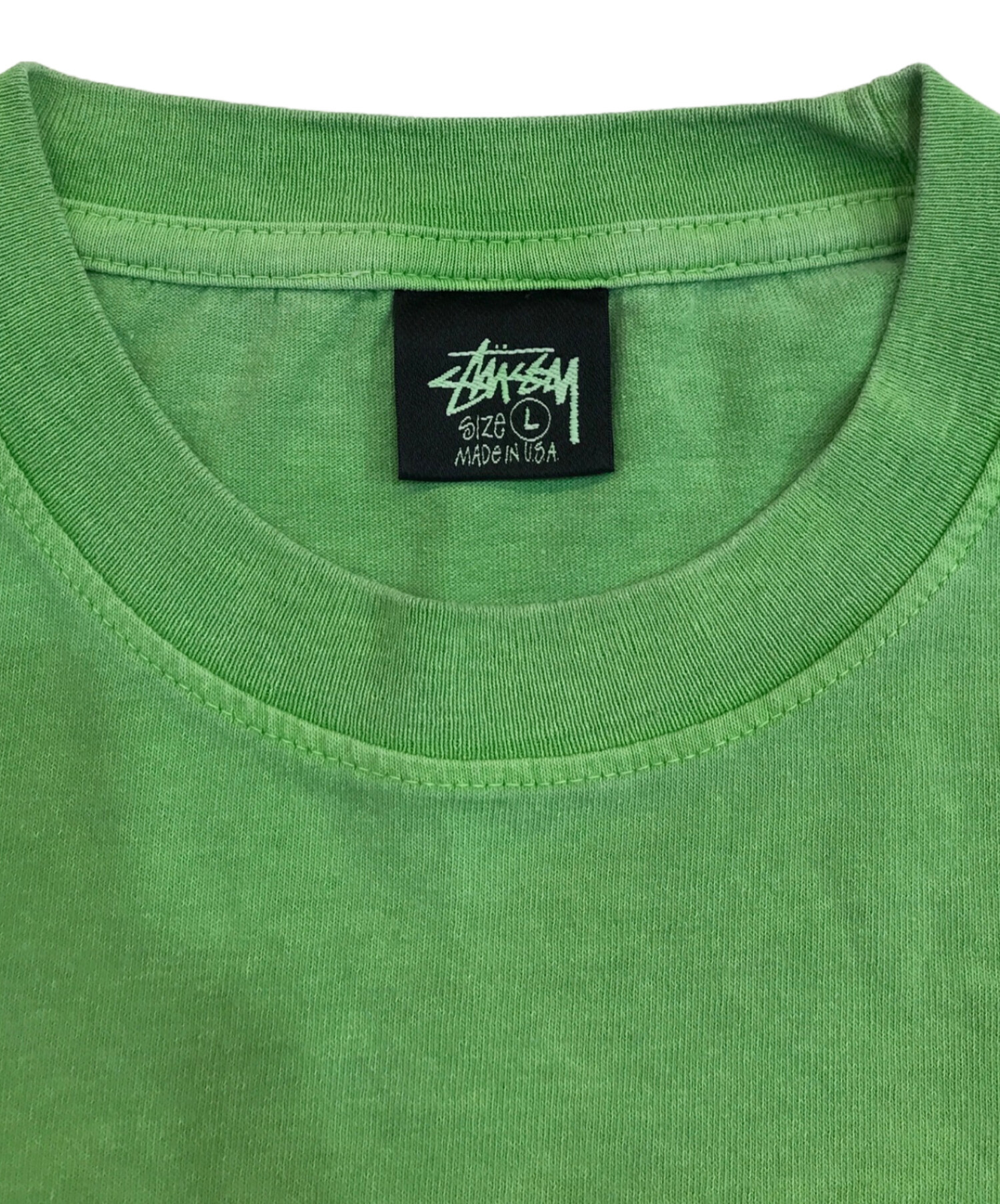 中古・古着通販】stussy (ステューシー) BEACH ROOTS PIGMENT DYED TEE グリーン サイズ:L｜ブランド・古着通販  トレファク公式【TREFAC FASHION】スマホサイト