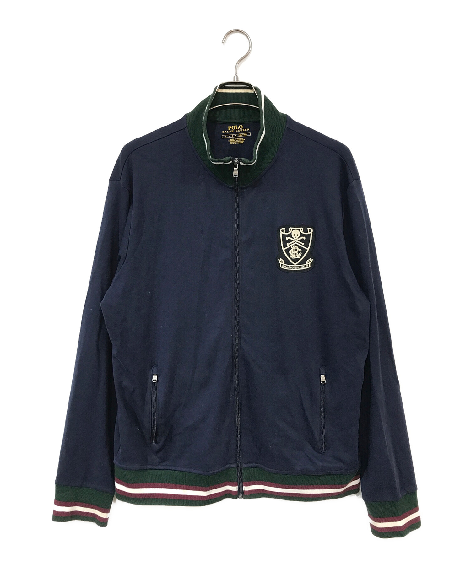 中古・古着通販】POLO RALPH LAUREN (ポロ・ラルフローレン) トラックジャケット ネイビー サイズ:L｜ブランド・古着通販  トレファク公式【TREFAC FASHION】スマホサイト