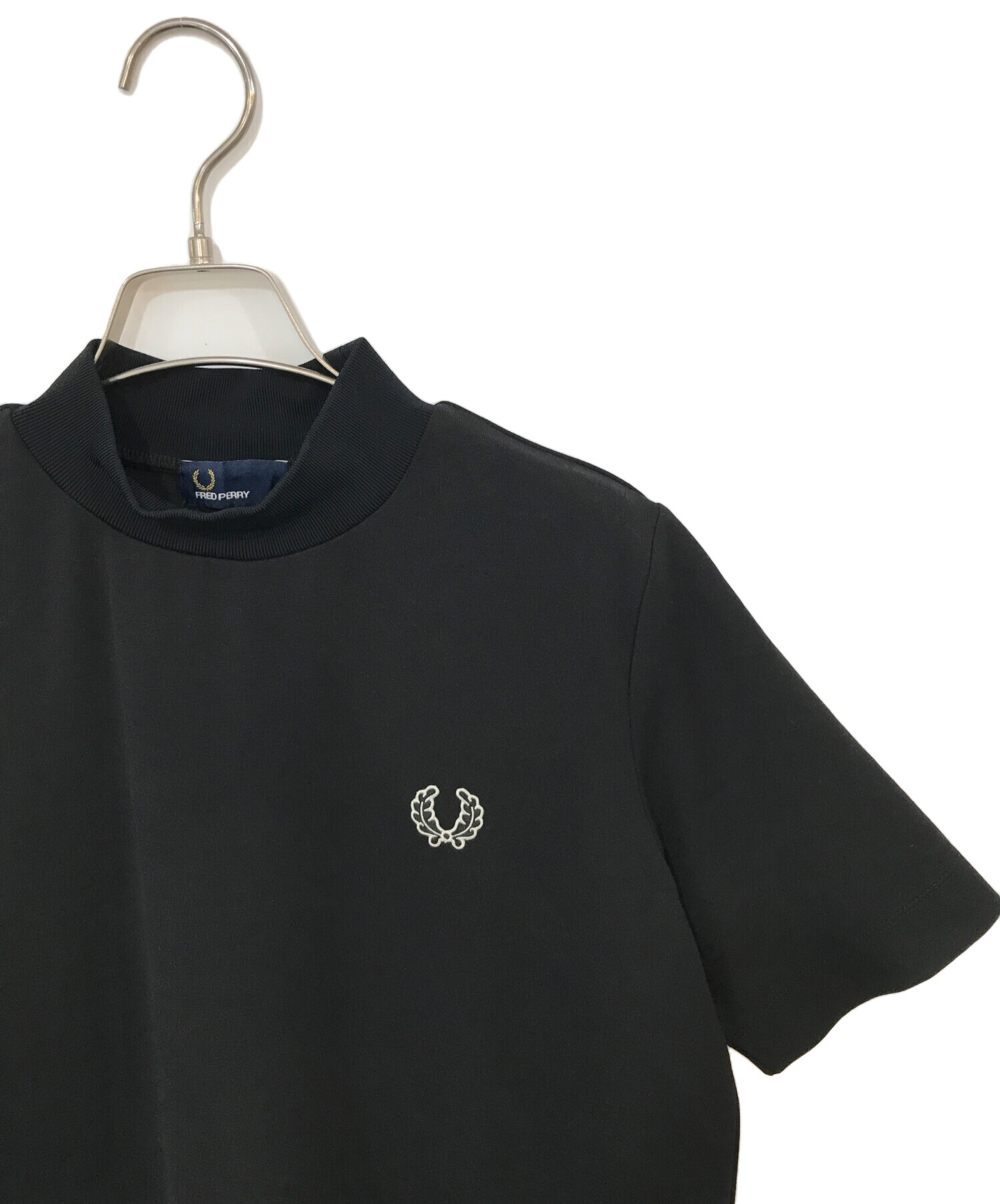 中古・古着通販】FRED PERRY (フレッドペリー) モックネックワンピース ブラック サイズ:10｜ブランド・古着通販  トレファク公式【TREFAC FASHION】スマホサイト