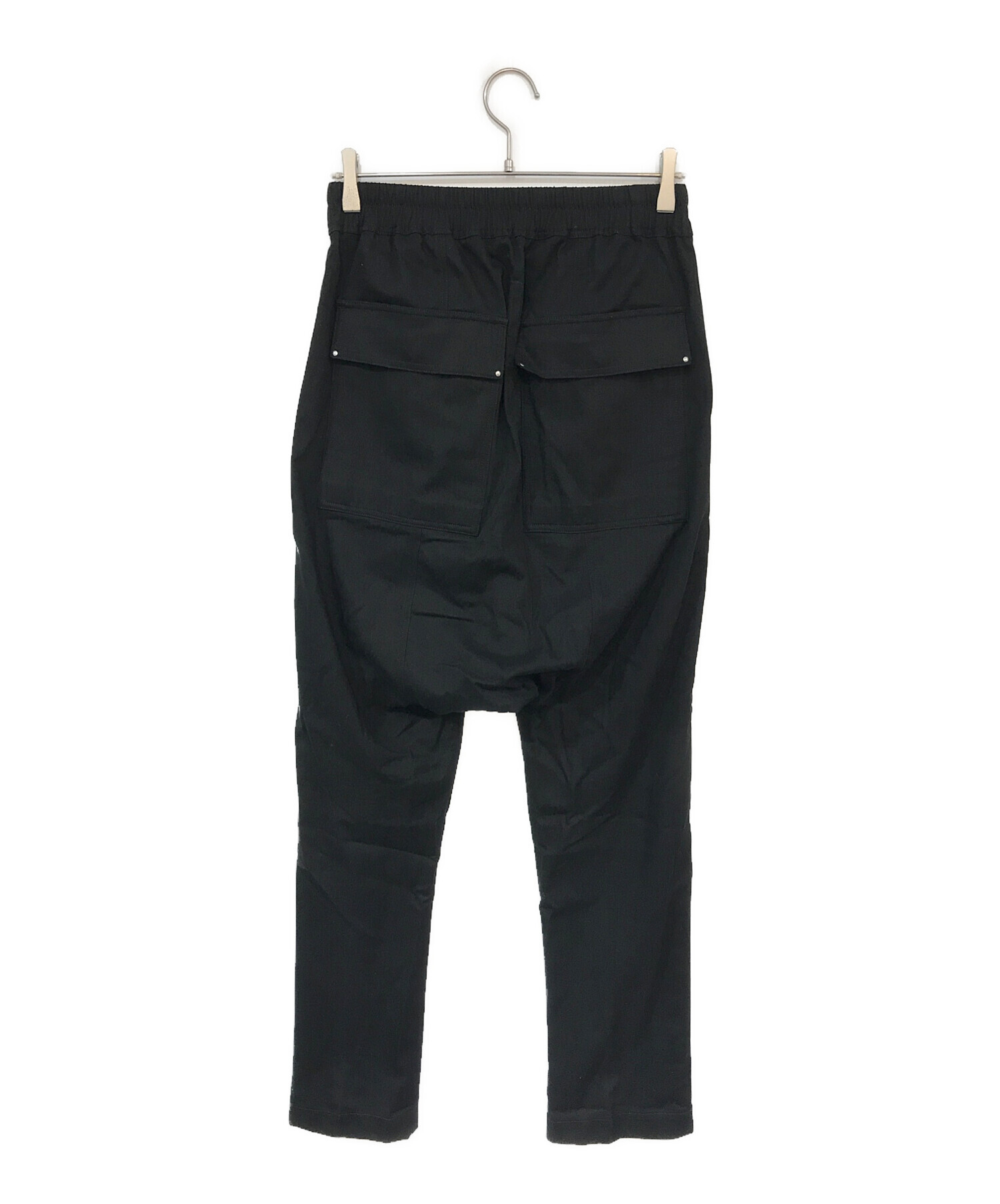 中古・古着通販】RICK OWENS (リックオウエンス) Drawstring Long Pants ブラック サイズ:46｜ブランド・古着通販  トレファク公式【TREFAC FASHION】スマホサイト