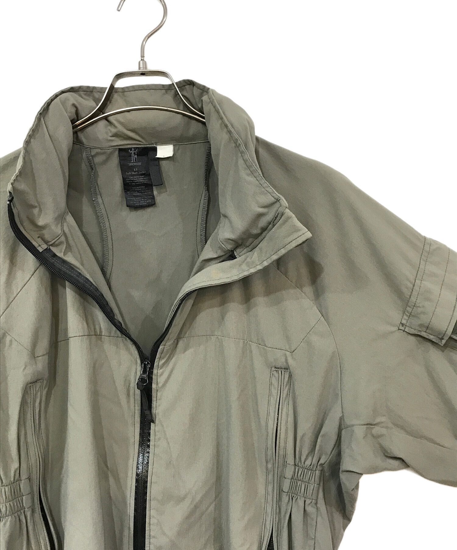 US ARMY (ユーエスアーミー) PCU LEVEL5 SOFT SHELL JACKET グレー サイズ:L