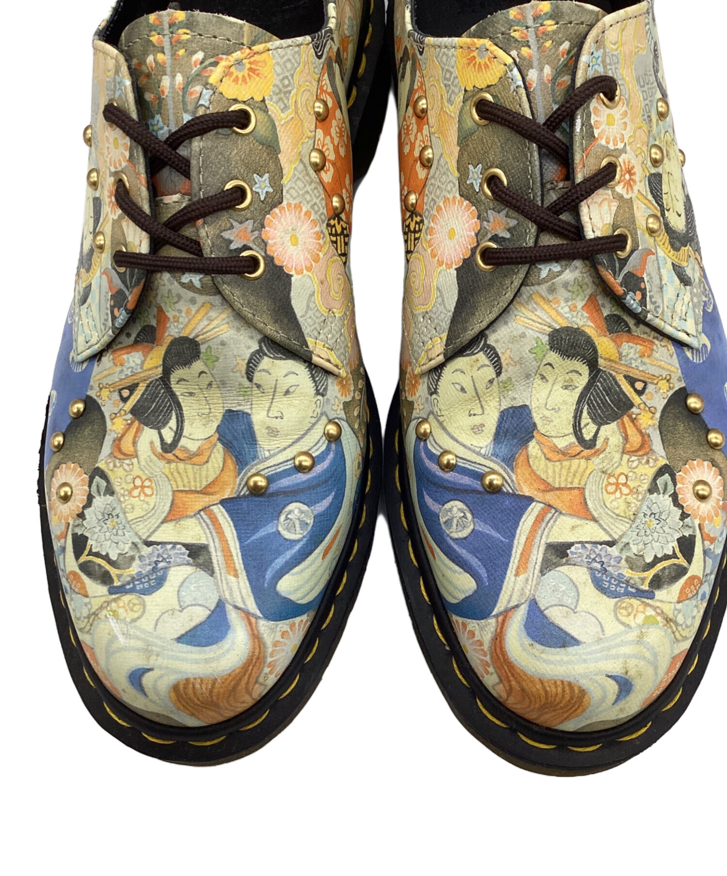 中古・古着通販】Dr.Martens (ドクターマーチン) 浮世絵3ホールシューズ ベージュ サイズ:UK9｜ブランド・古着通販  トレファク公式【TREFAC FASHION】スマホサイト