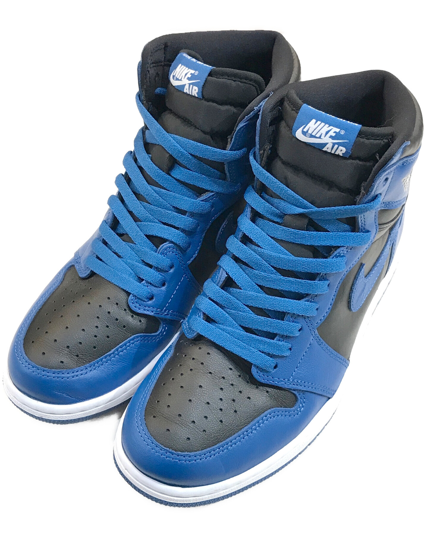 NIKE (ナイキ) AIR JORDAN 1 RETRO HIGH OG DARK MARINA BLUE/BLA サイズ:28.0cm