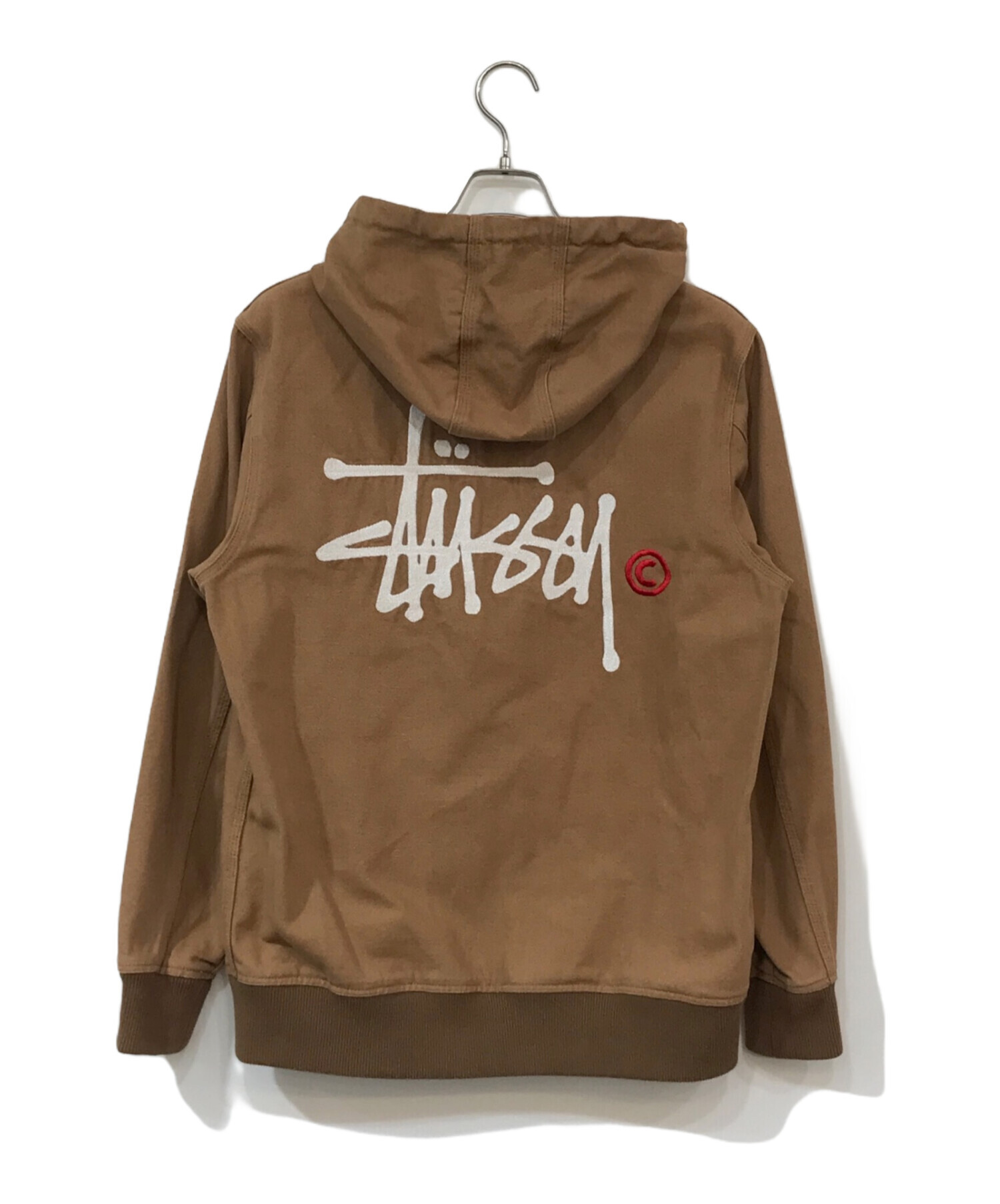 中古・古着通販】stussy (ステューシー) ダックジップパーカー ブラウン サイズ:S｜ブランド・古着通販 トレファク公式【TREFAC  FASHION】スマホサイト