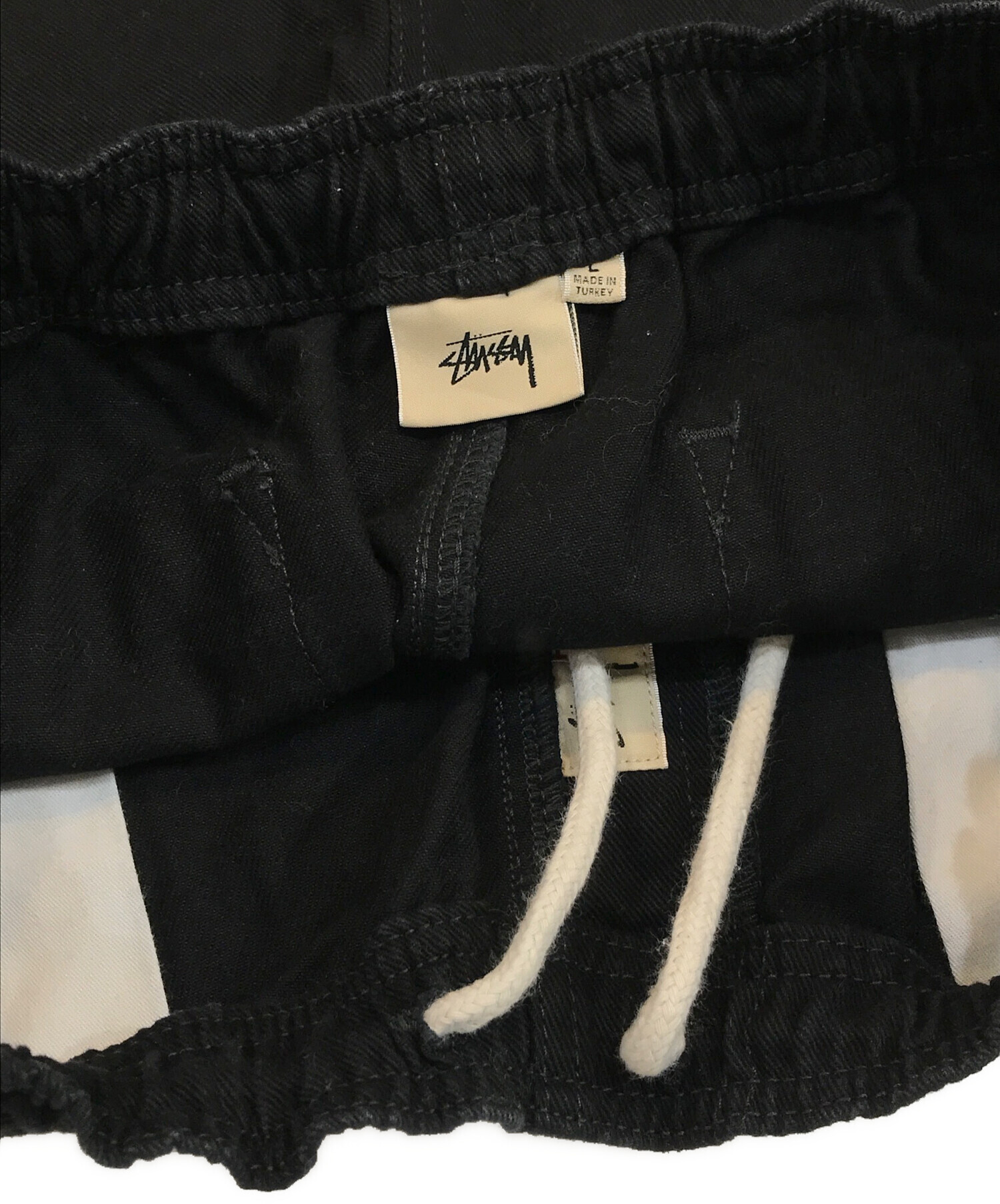 中古・古着通販】stussy (ステューシー) NOMA ICON BEACH PANT/ノーマアイコンビーチパンツ ブラック  サイズ:L｜ブランド・古着通販 トレファク公式【TREFAC FASHION】スマホサイト