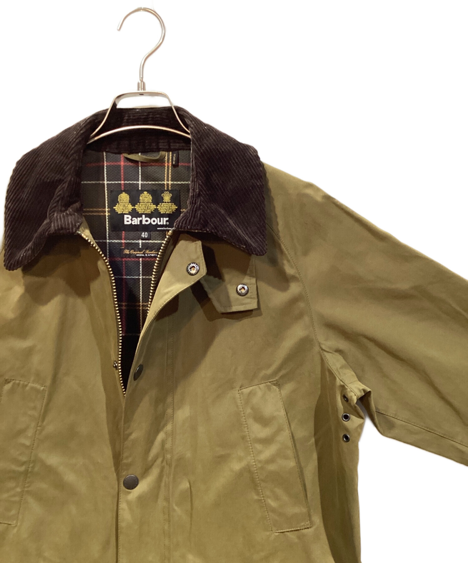 Barbour (バブアー) BEDALE SL PEACHED カーキ サイズ:40