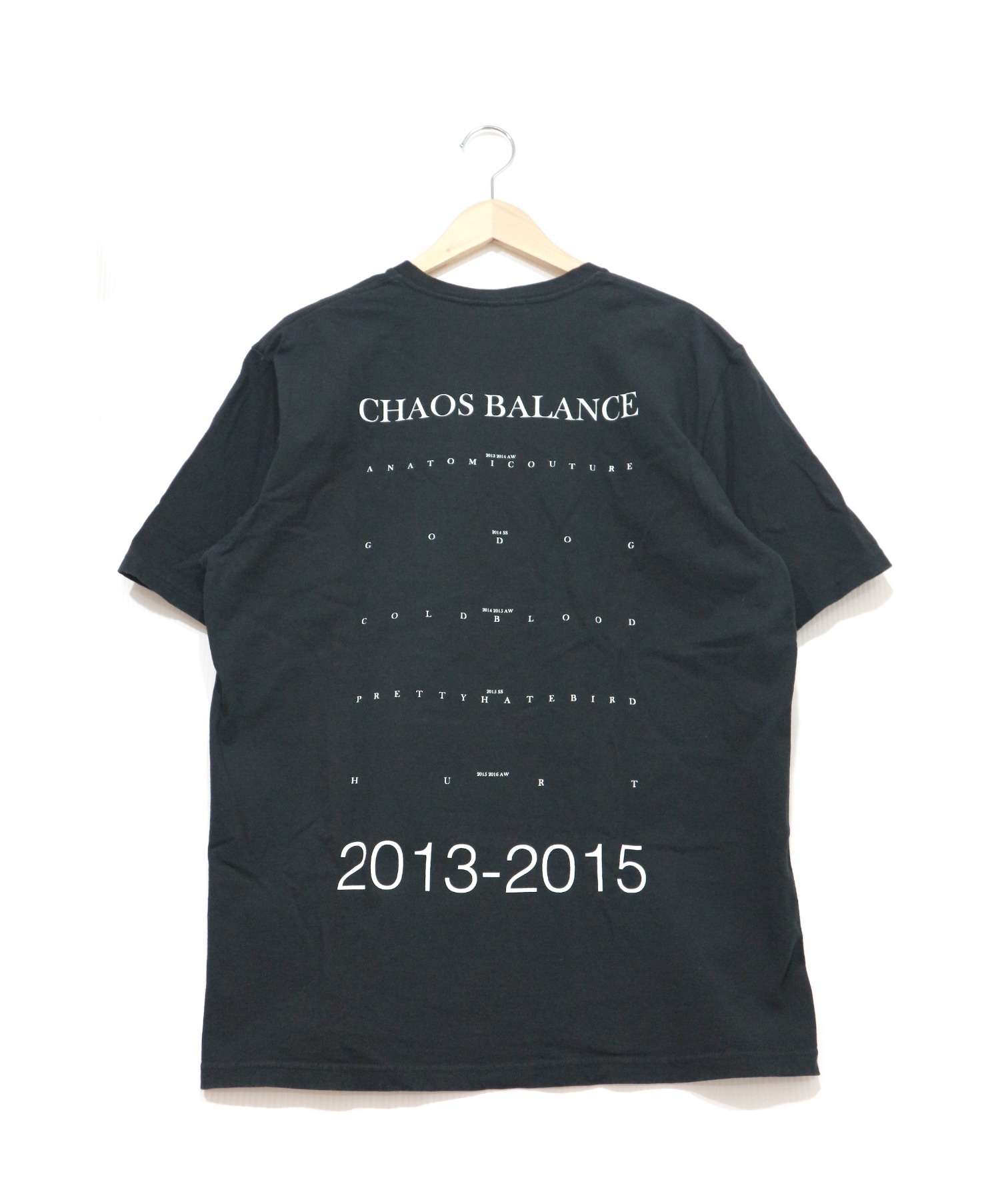 UNDERCOVER (アンダーカバー) プリントTシャツ ブラック サイズ:4 chaos balance　17SS