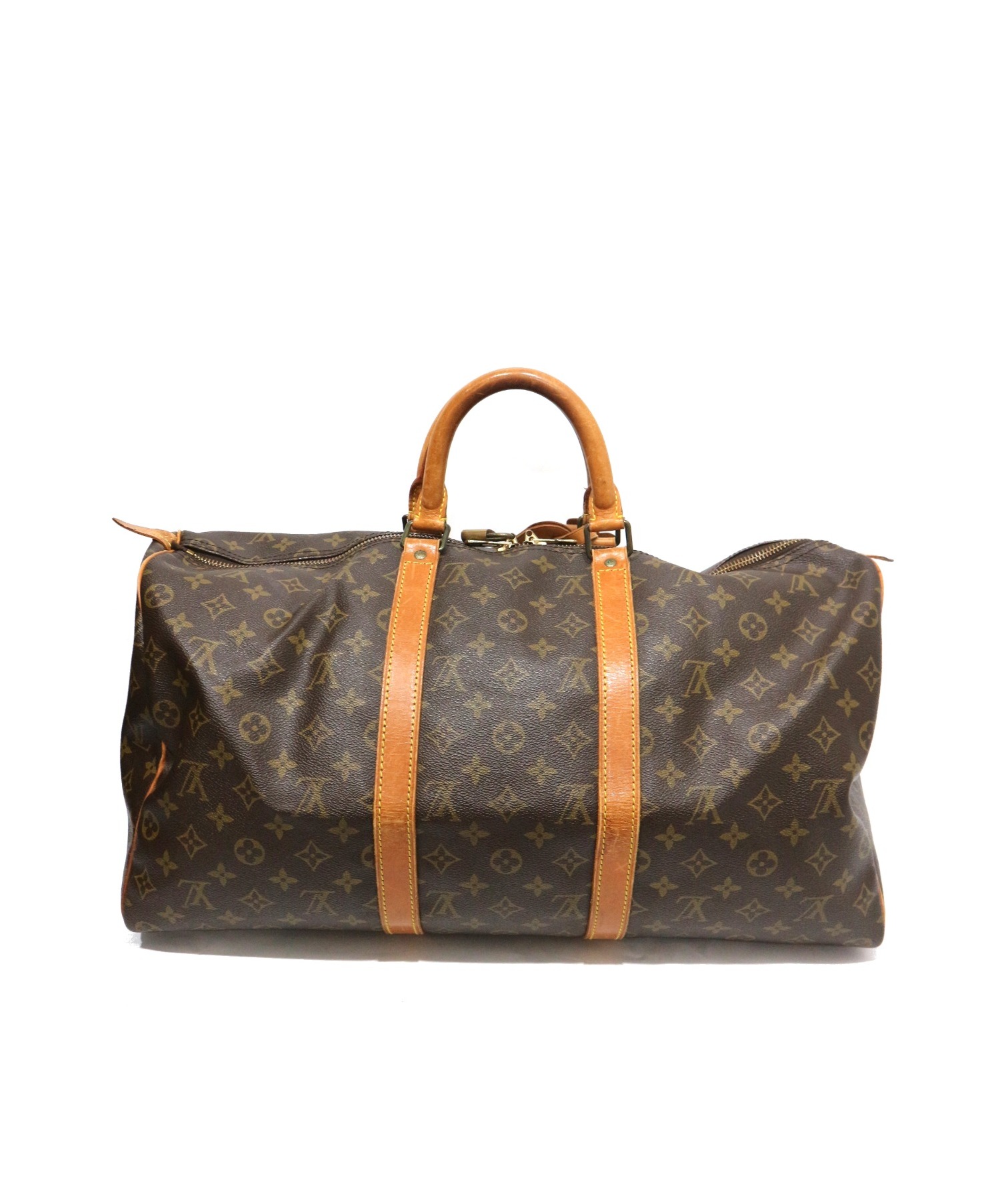 中古・古着通販】LOUIS VUITTON (ルイヴィトン) キーポル50 ブラウン