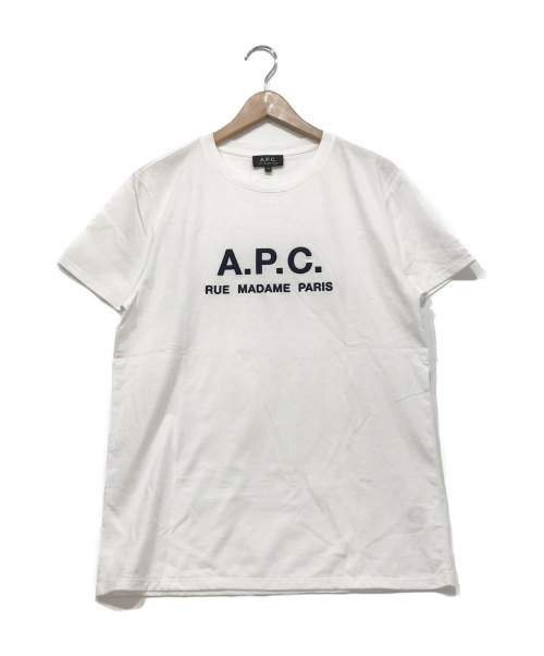 美品　アーペーセー A.P.C 刺繍　ロゴ　Tシャツ　カットソー　半袖
