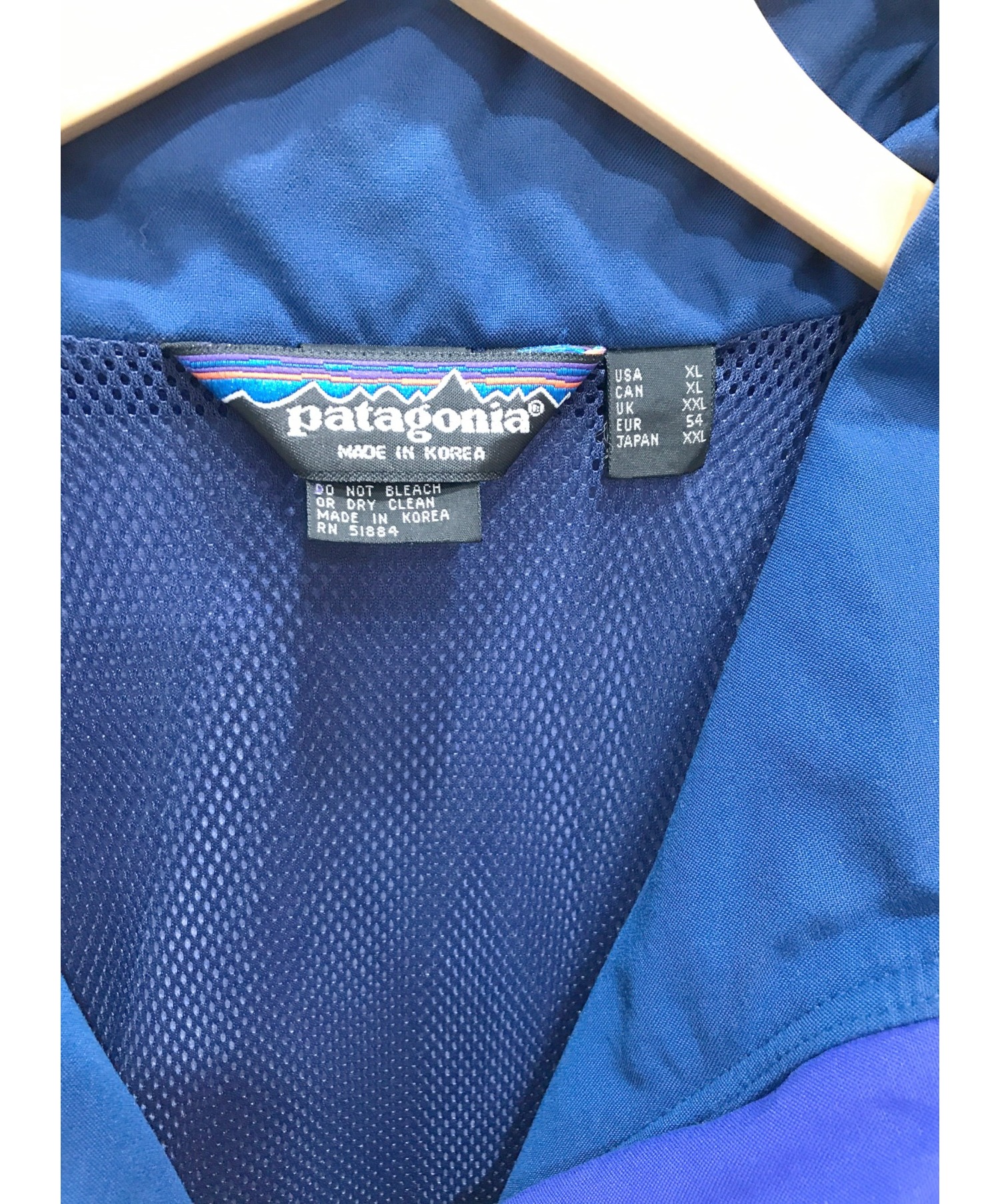 Patagonia (パタゴニア) ハーフジップナイロンジャケット ブルー サイズ:XXL