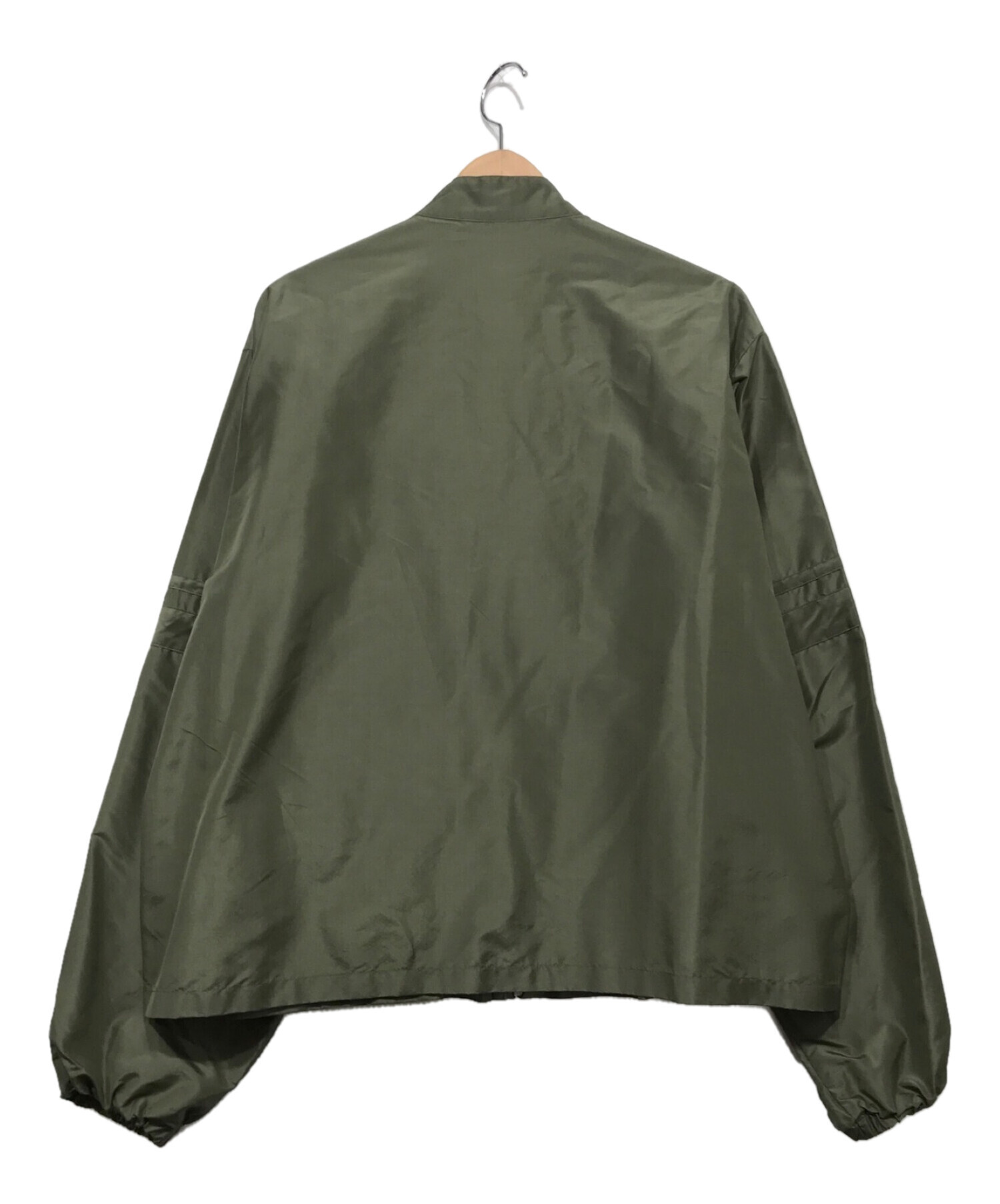 AURALEE (オーラリー) SILK TAFFETA SHORT BLOUSON カーキ サイズ:5