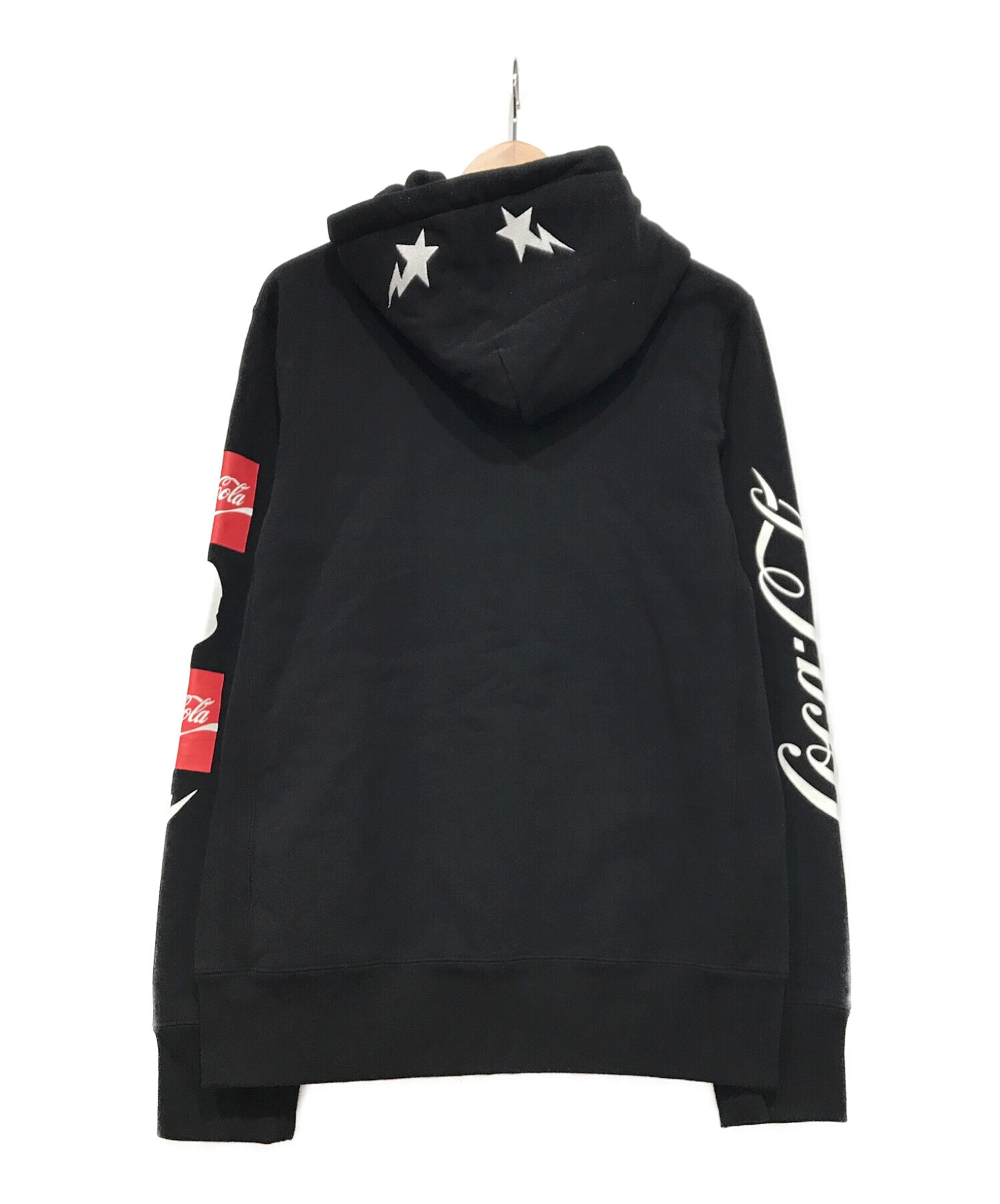 BAPE BY A BATHING APE (ベイプバイアベイシングエイプ) coca cola pullover hoodie ブラック サイズ:M