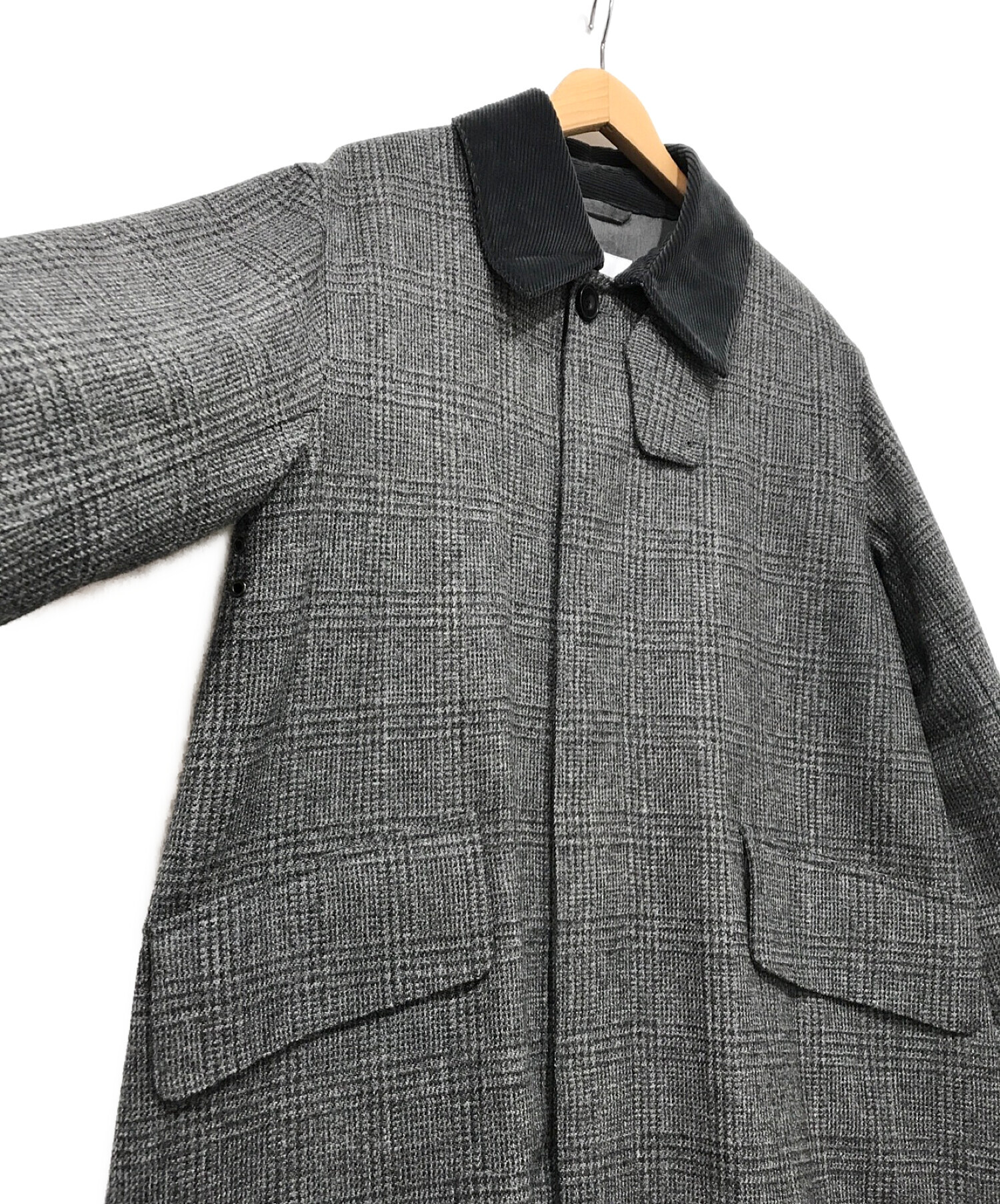 Barbour (バブアー) blistex tweed coat グレー サイズ:38