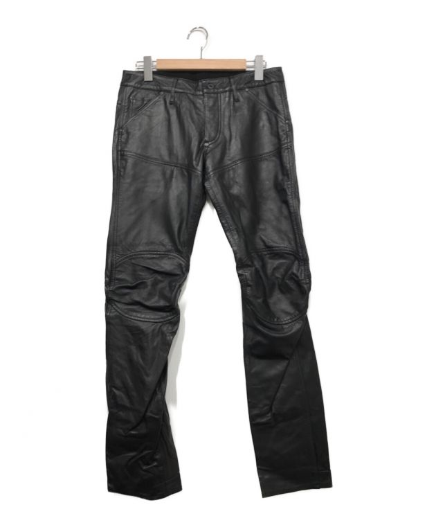 中古・古着通販】G-STAR RAW (ジースターロゥ) レザーパンツ ブラック サイズ:30｜ブランド・古着通販 トレファク公式【TREFAC  FASHION】スマホサイト