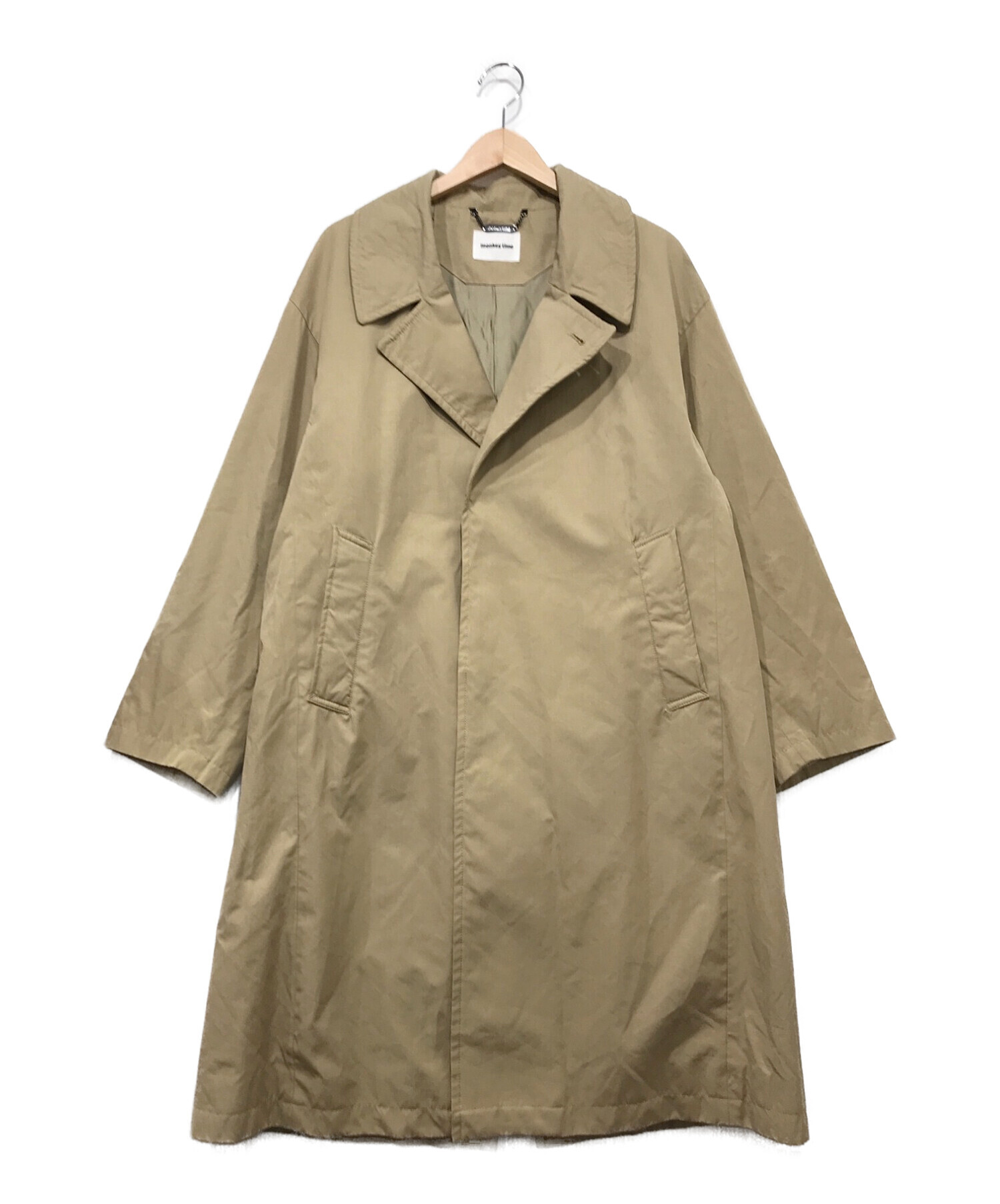 MONKEY TIME (モンキータイム) TC/NYLON WTHR OVER COAT ベージュ サイズ:M