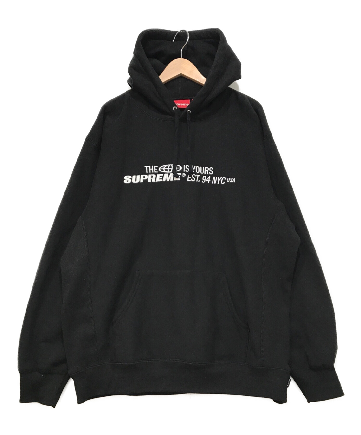 SUPREME (シュプリーム) World Is Yours Hooded Sweatshirt ブラック サイズ:L